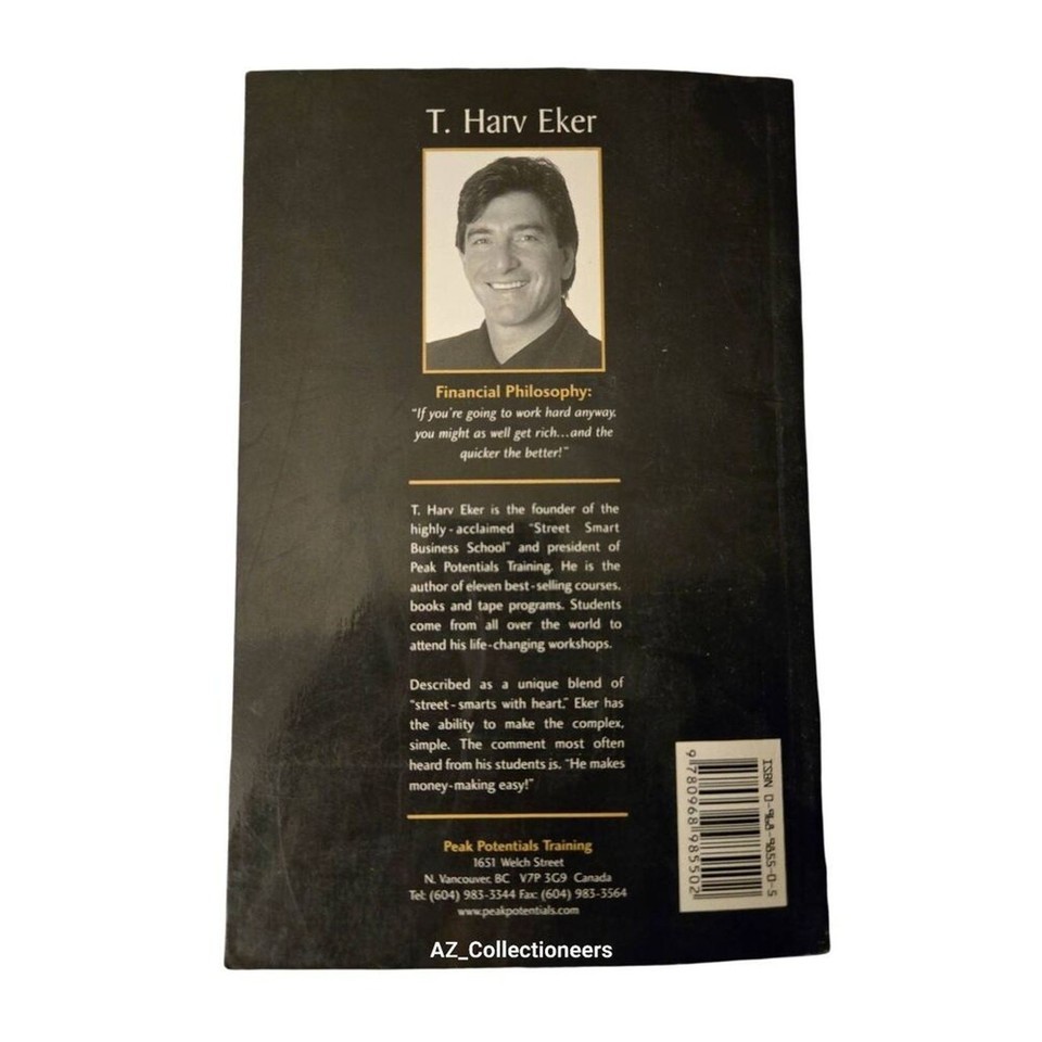 Speedwealth Book T. Harv Eker How to make a million in 3 years/ Business New