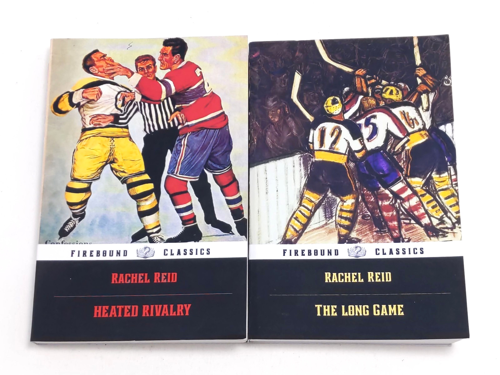 Heated Rivalry & The Long Game by Rachel Reid Firebound Classics Books Rebind