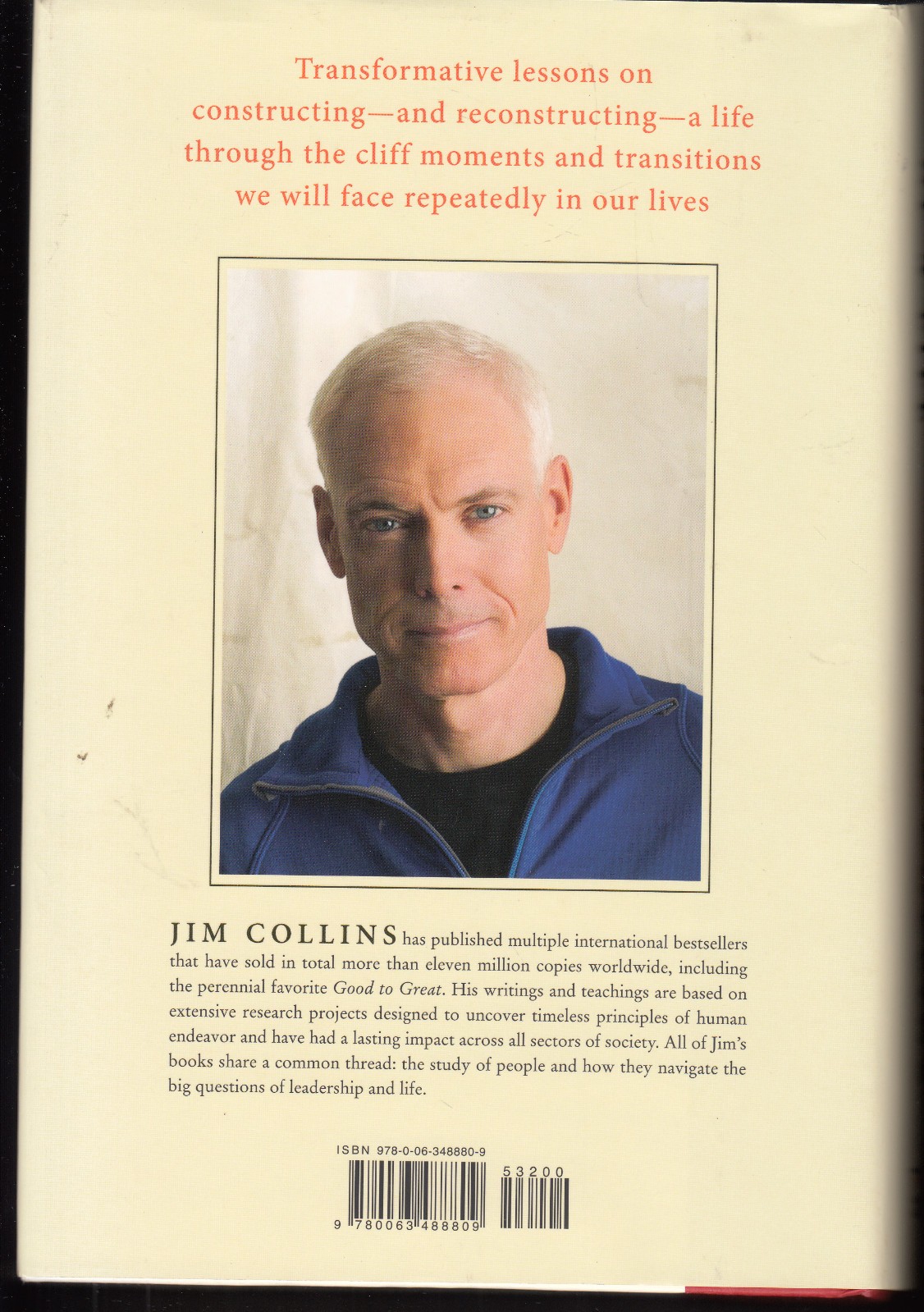 What to Make of a Life Cliffs, Fog, Fire … Jim Collins Hardcover NEW