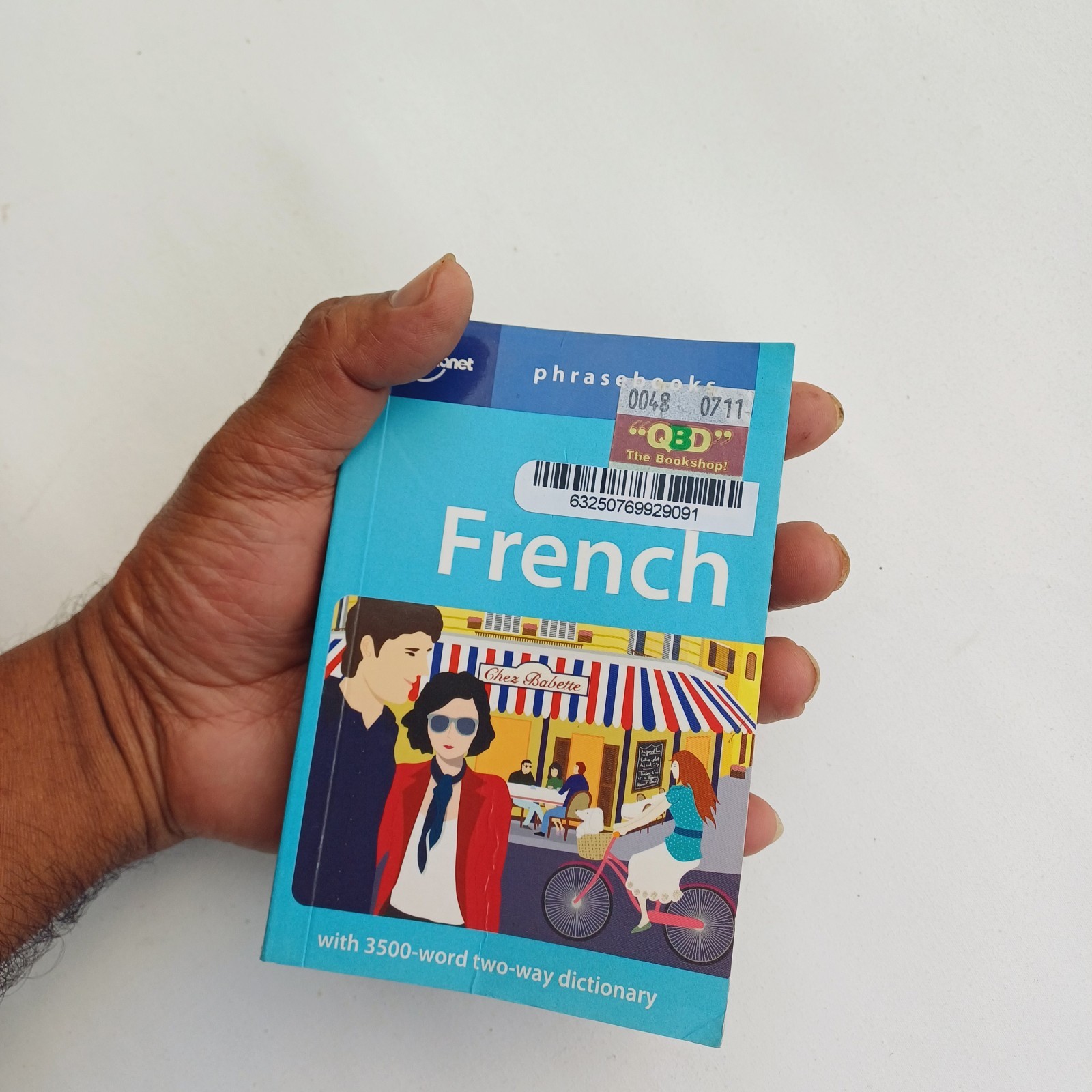 Lonely Planet French Phrasebook & Dictionary 4th Ed 2011 Palm Sized 140mm x 95mm