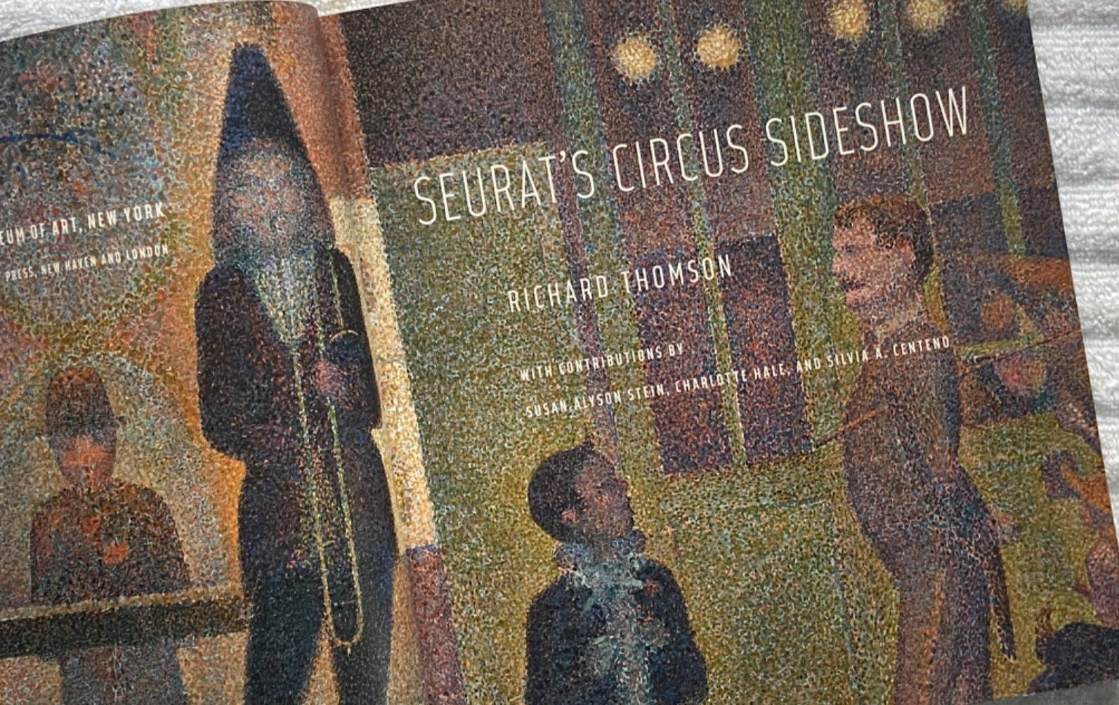 SEURAT’S CIRCUS SIDESHOW Richard Thompson et.al. GEORGES SEURAT * MET NYC NF!!!