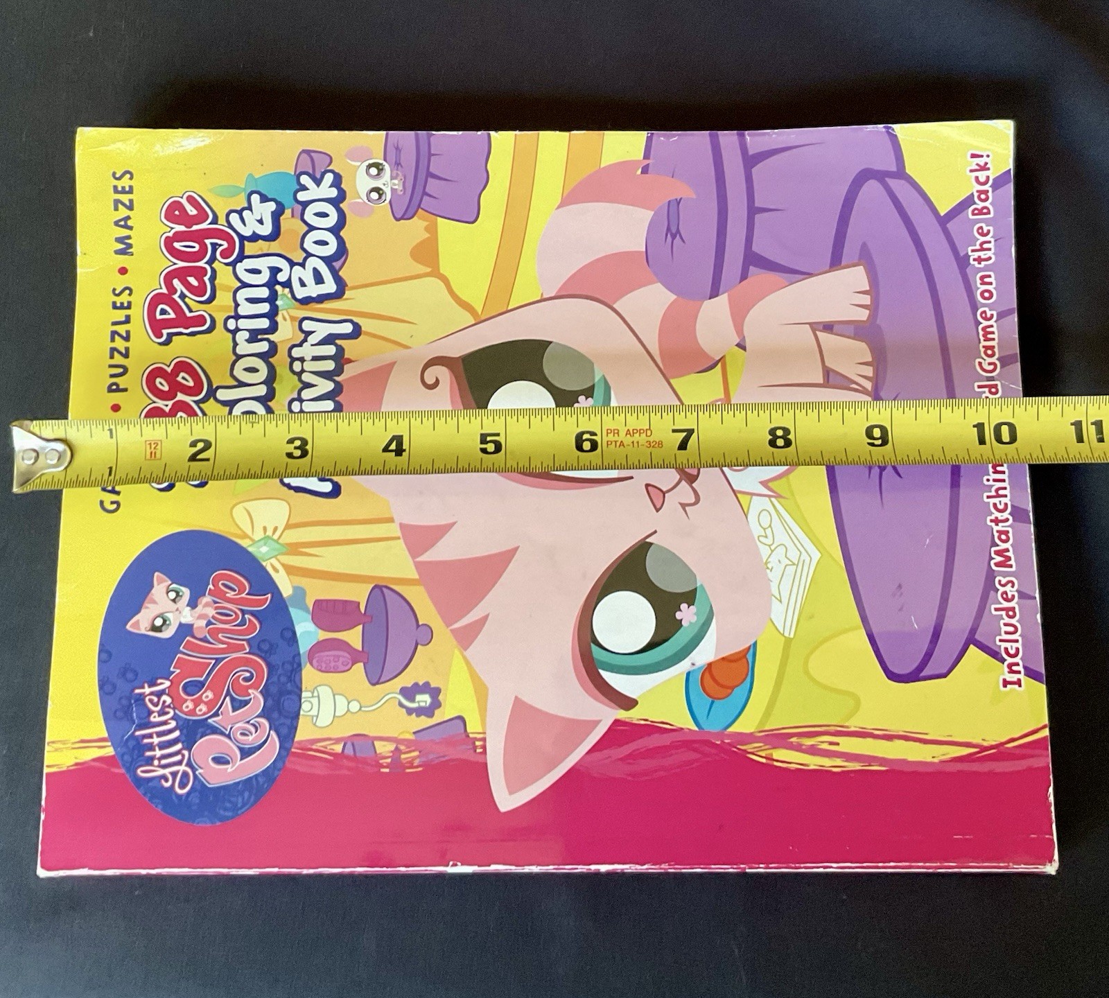 Littlest Pet Shop Coloring & Activity Book 228 Pages 2009 Hasbro Games Mazes