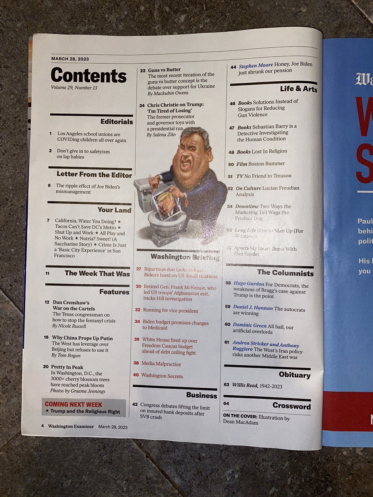 Washington Examiner Magazine March 28, 2023 Whats In For China?