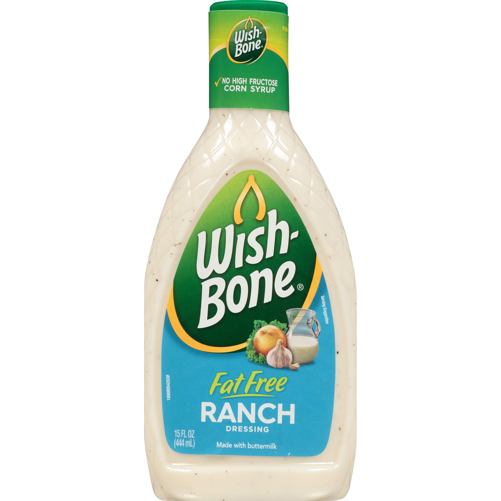 Wish-Bone Fat Free Ranch Salad Dressing, 15 FL OZ 15 Fl Oz