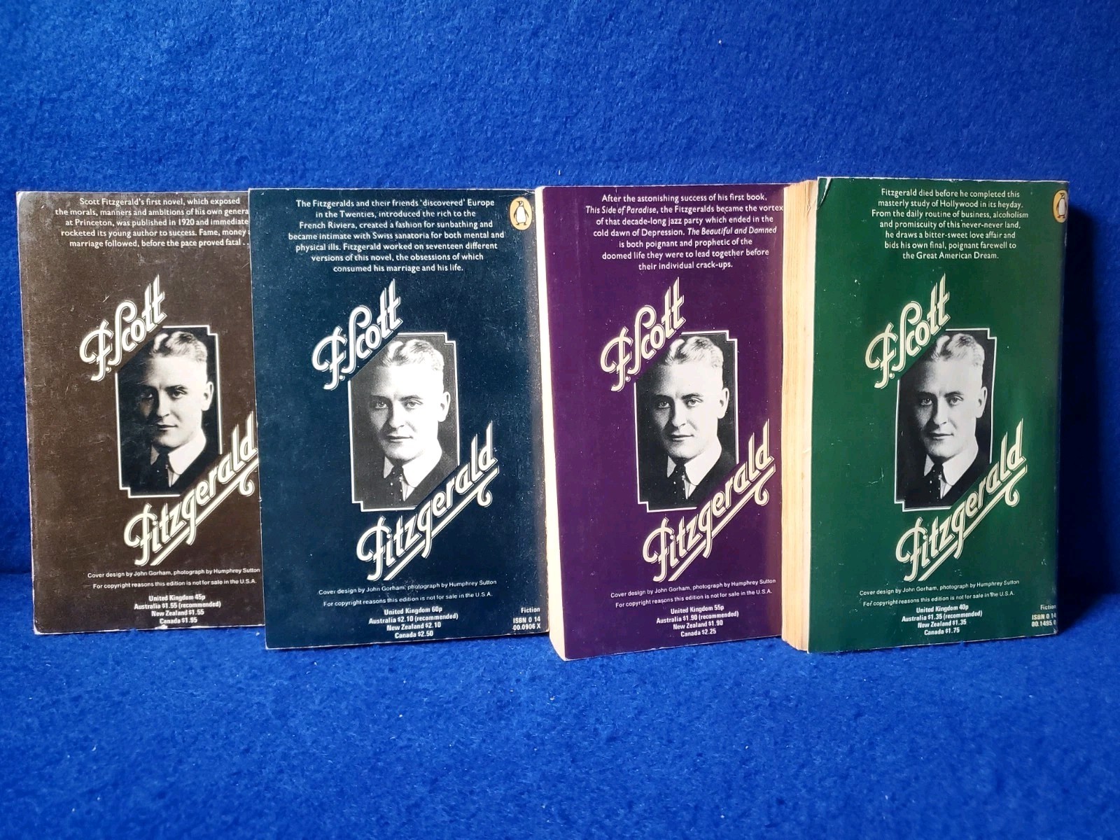 F. Scott Fitzgerald 4 Book Box Set Penguin Classics This Side Tender Last Tycoon