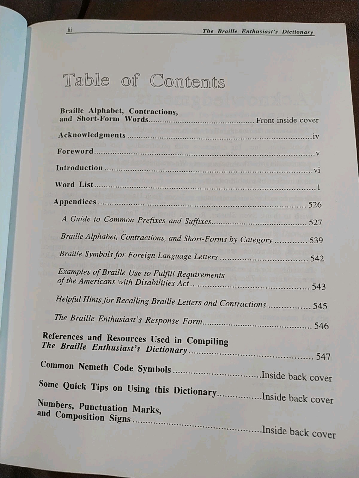 BRAILLE ENTHUSIASTS DICTIONARY 3RD ED UEB TRANSCRIPTION GUIDE FOR TEACHERS
