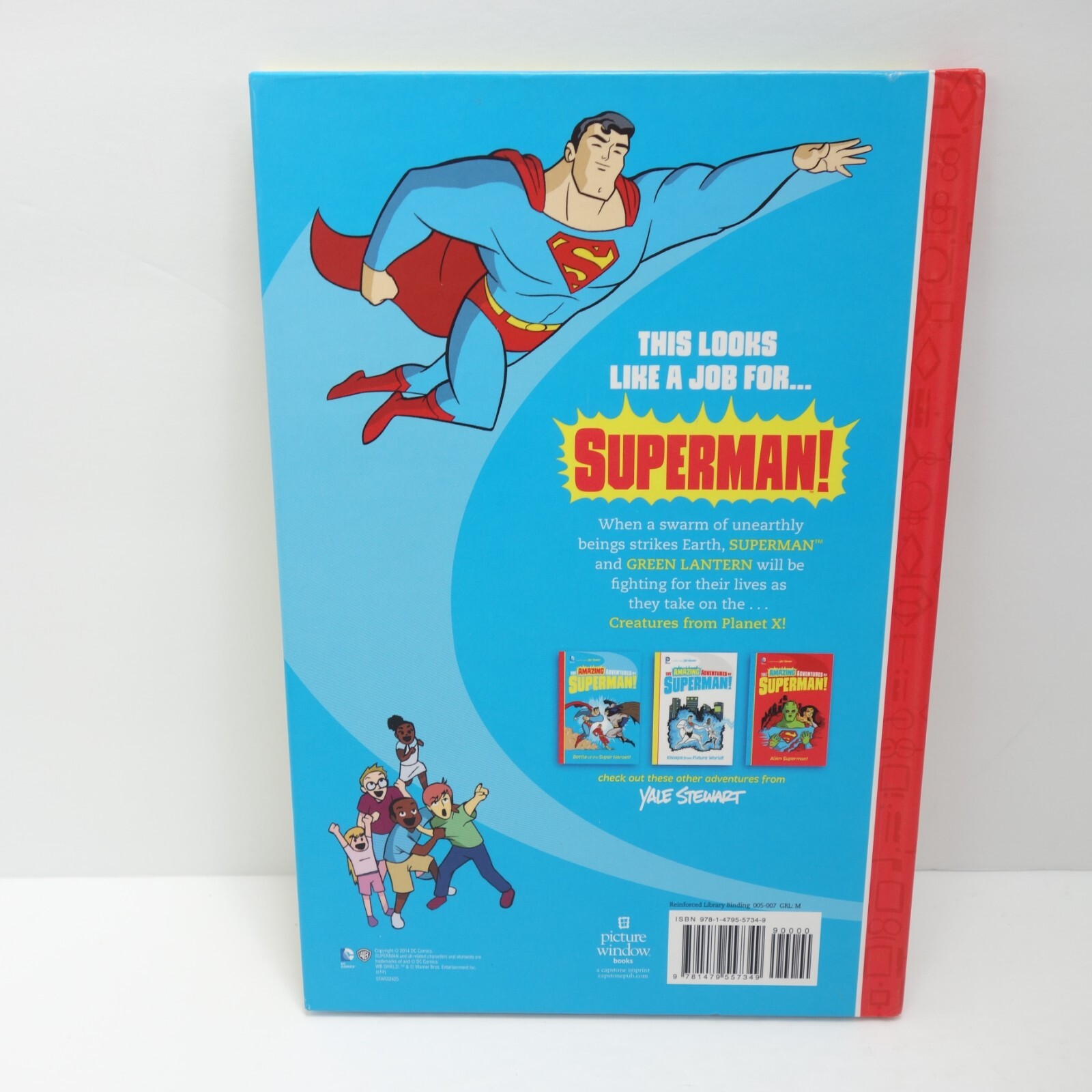 DC Comics Book Lot of 4 Superman Superhero Adventures Hardcover Storybook