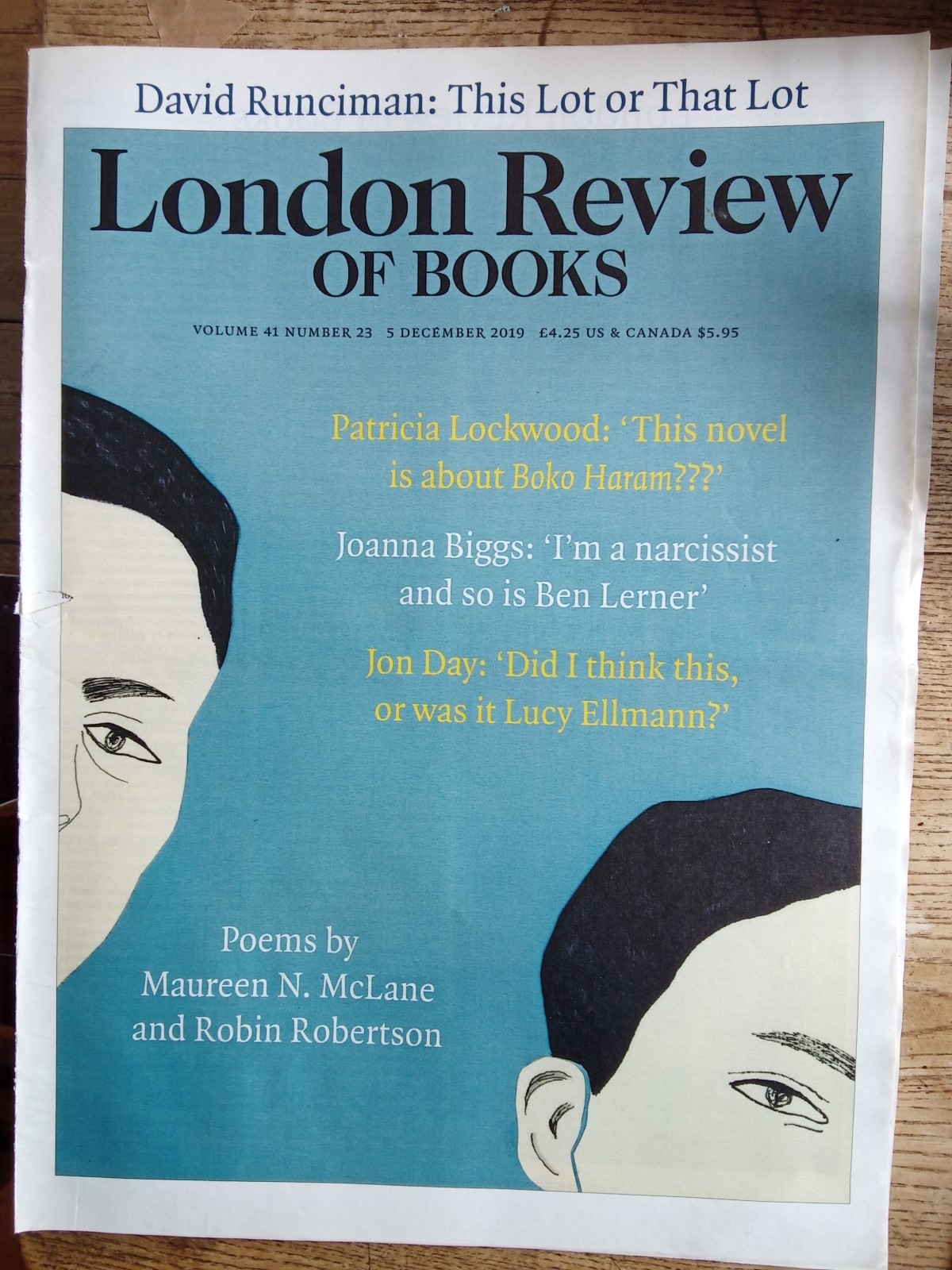 London Review of Books, single back copies 2019–2021