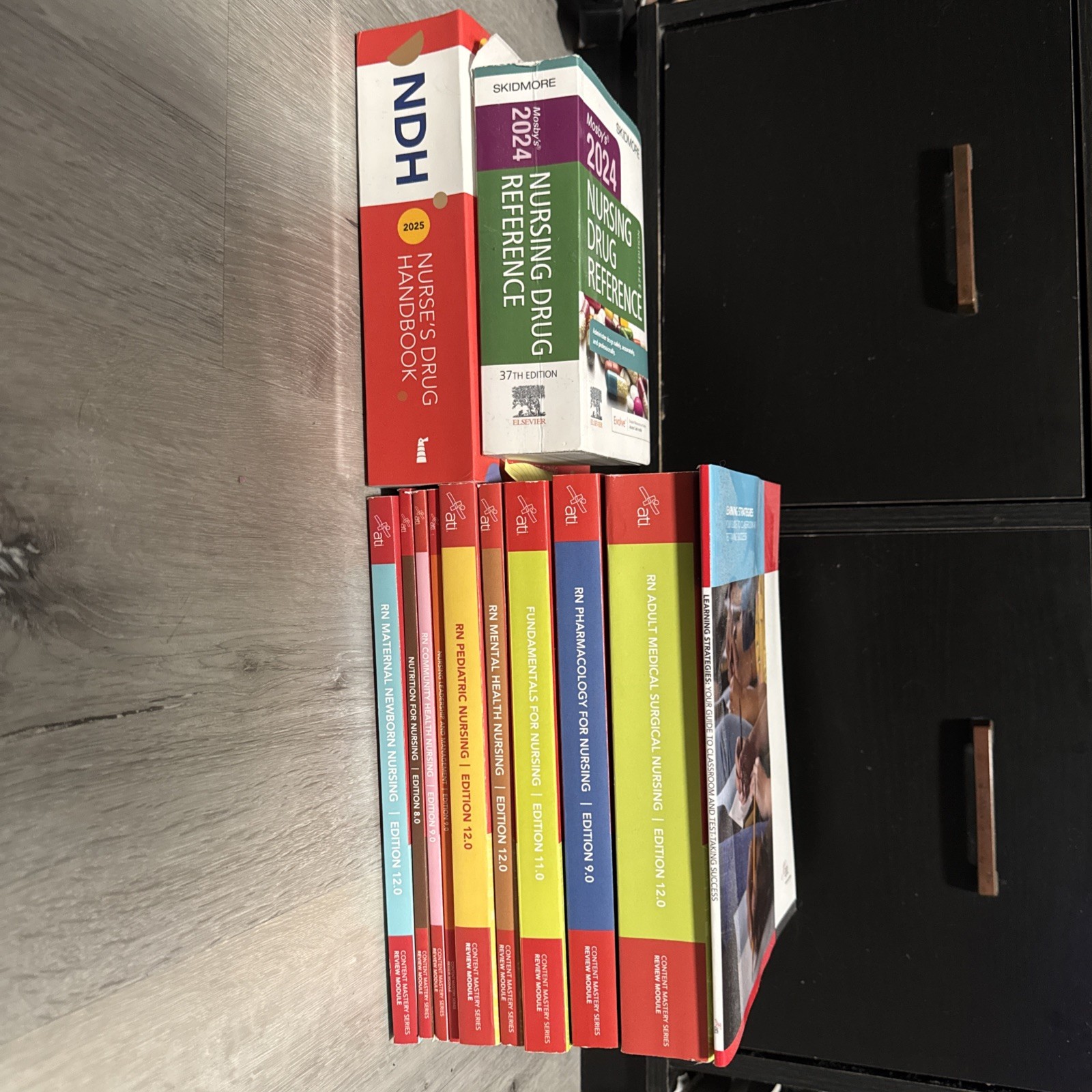 ATI RN Nursing Books COMPLETE SET Student Box Plus Extra NCLEX & Drug Guide mint