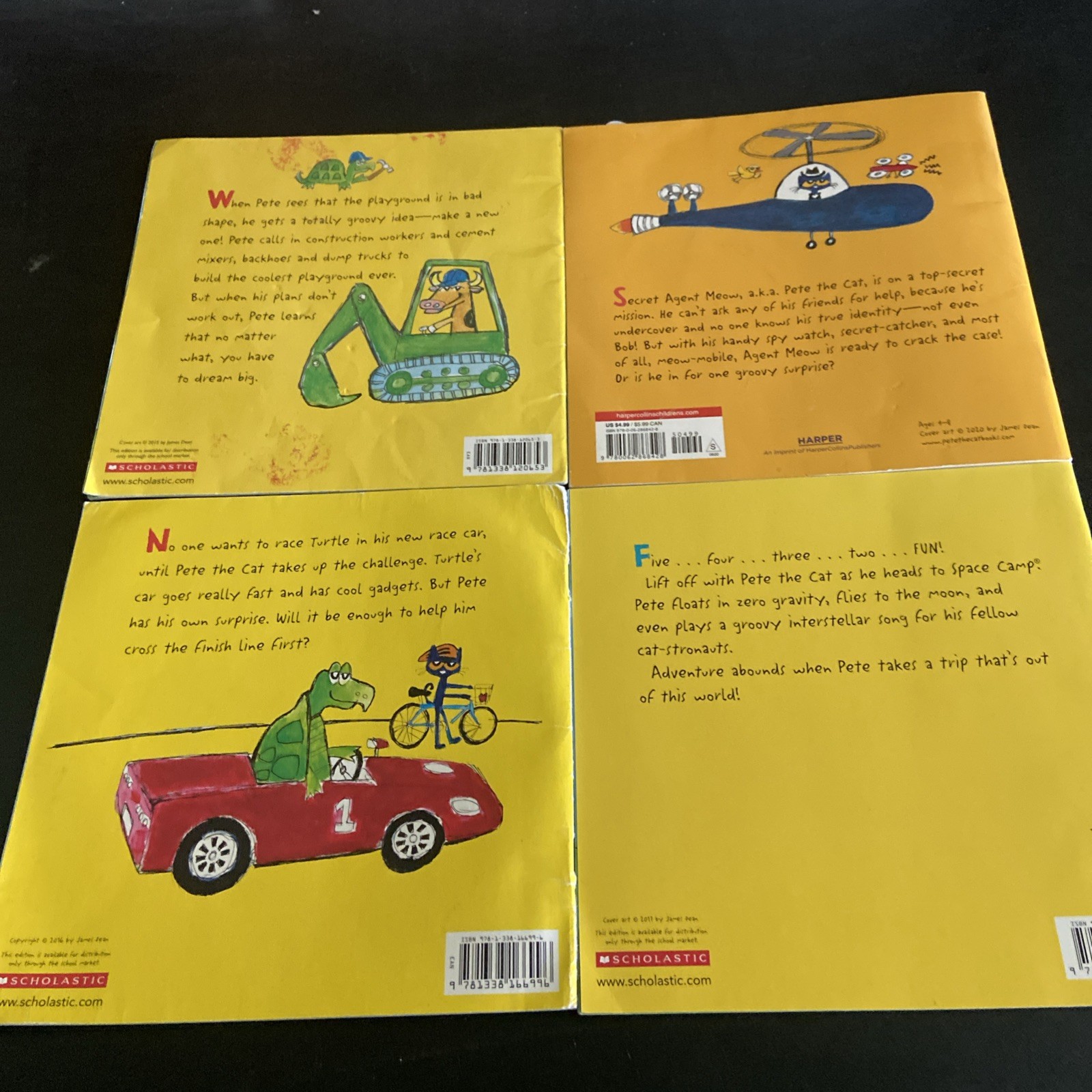 Pete the Cat By James Dean Lot Of 27 Softcover Good- Good+ Condition