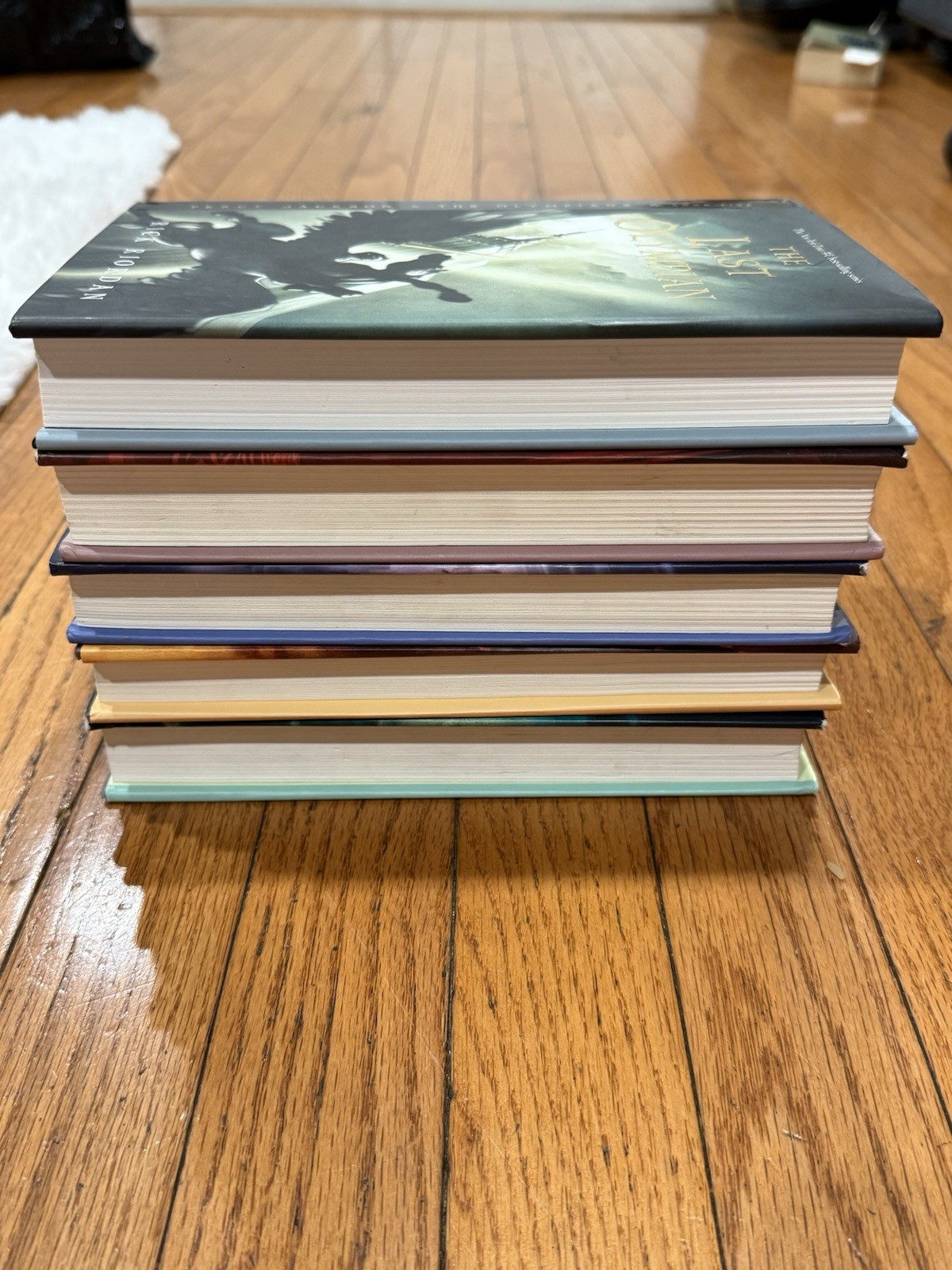 Percy Jackson Olympians HC Set, Lightning Thief Series 1st Ed OOP—VERY GOOD