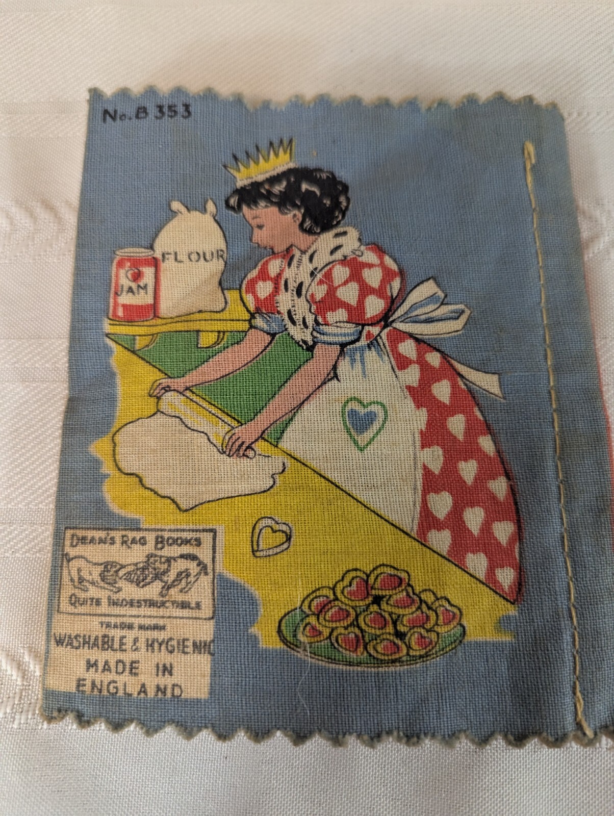 Baby’s Rhyme Book Rag Book Dean’s Rag Book Co. London 5″L