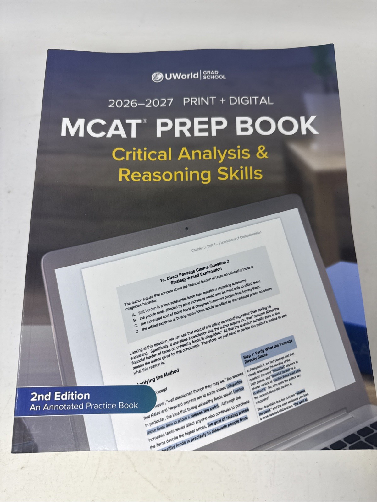 Uworld 2026-2027 MCAT Prep Book – Set Of 8 Books (No Digital Code – Books Only)