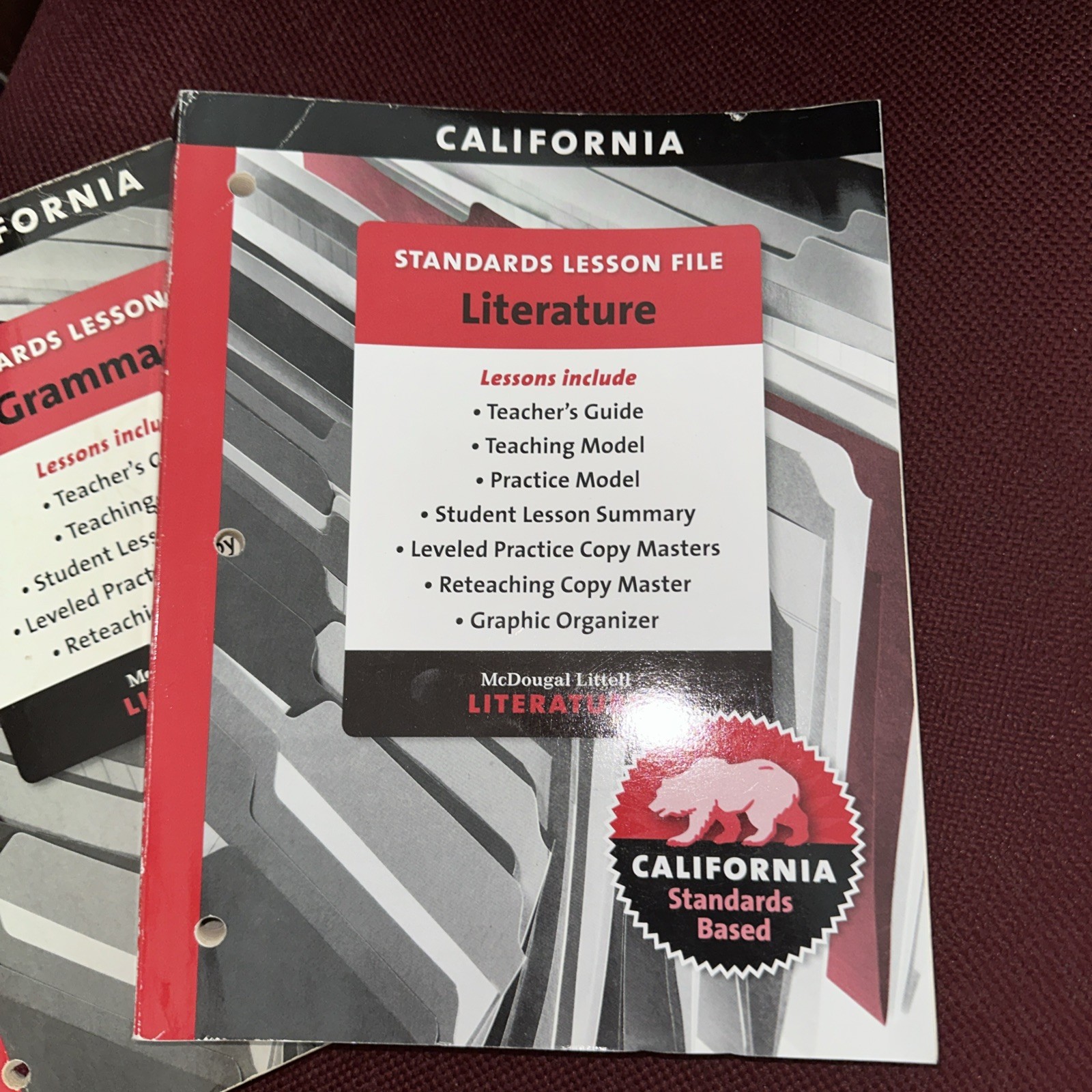 Mcgraw Hill, California Literature Teachers Guide Lot