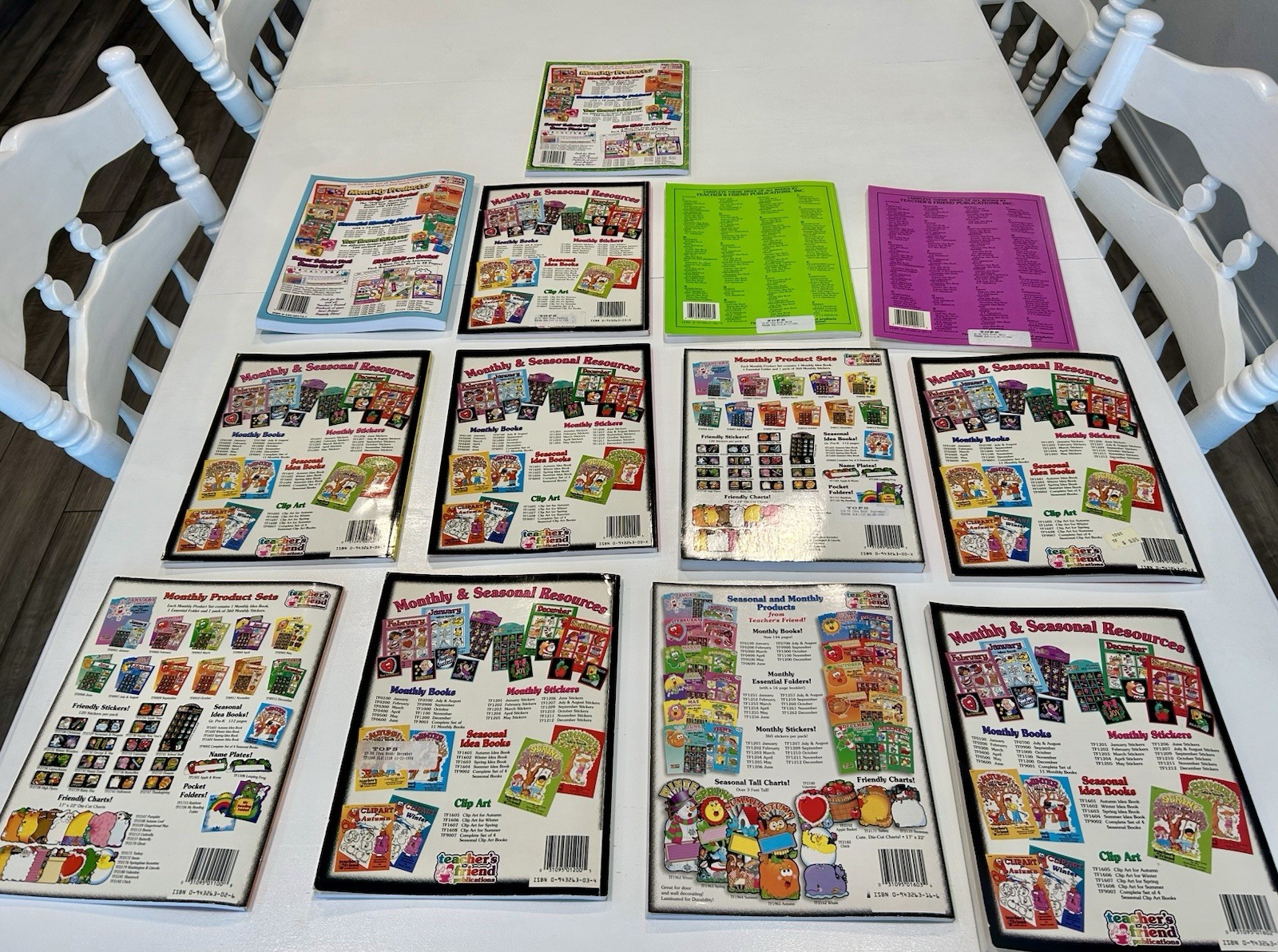 Teacher’s Friend Publications Monthly Idea Books Lot Of 13 Elementary K. Sevaly