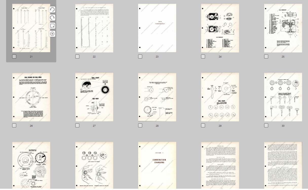 PDF on Disc VTG 1948 Safe and Vault Manual By W.J. Wright W Decoder Sheet