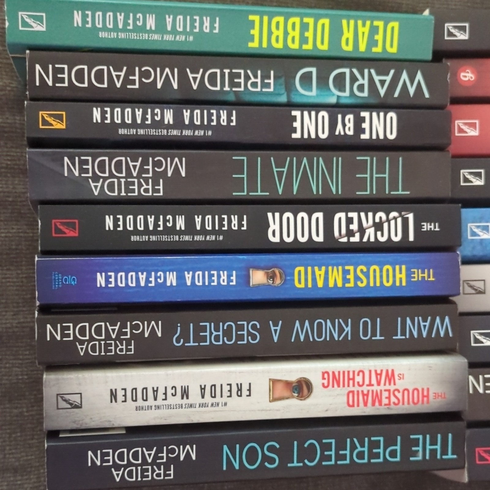 Freida McFadden Paperback Book Lot Multiple Titles Adult Thriller Fiction