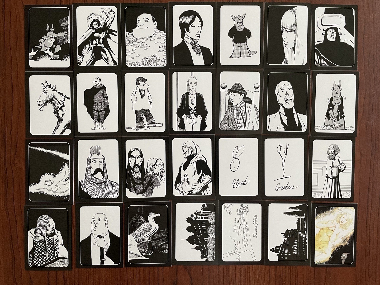 Cerebus High Society Regency Edition Signed Hardcover Original Art Bundle