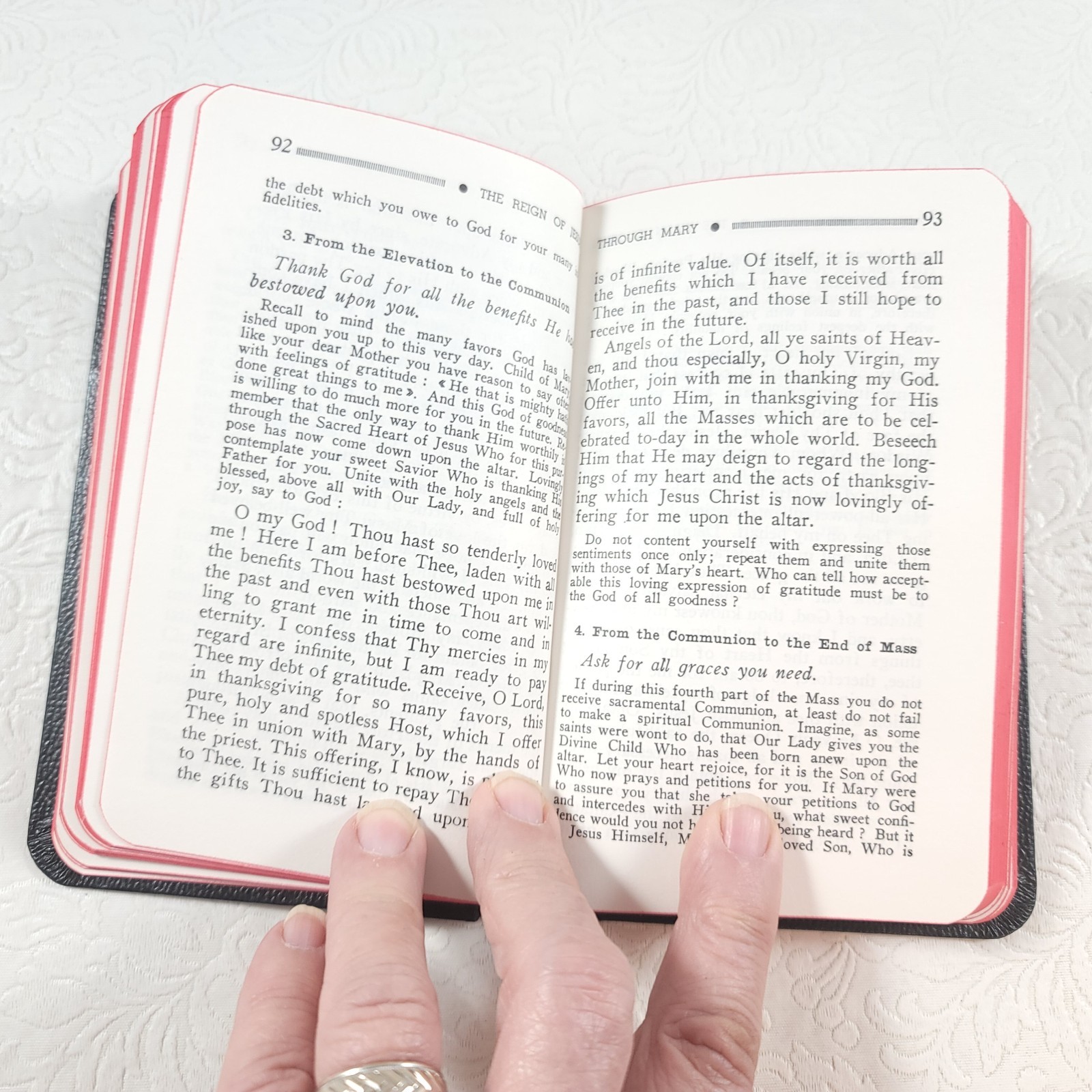 The Reign of Jesus Through Mary Prayer Book Revised Edition 1983 Gabriel Denis