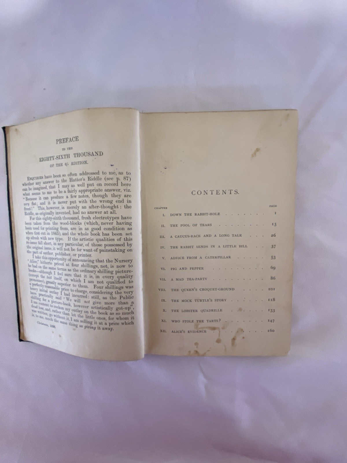 Alice’s Adventures in Wonderland 1910 Lewis Carroll John Tenniel Macmillan Gilt