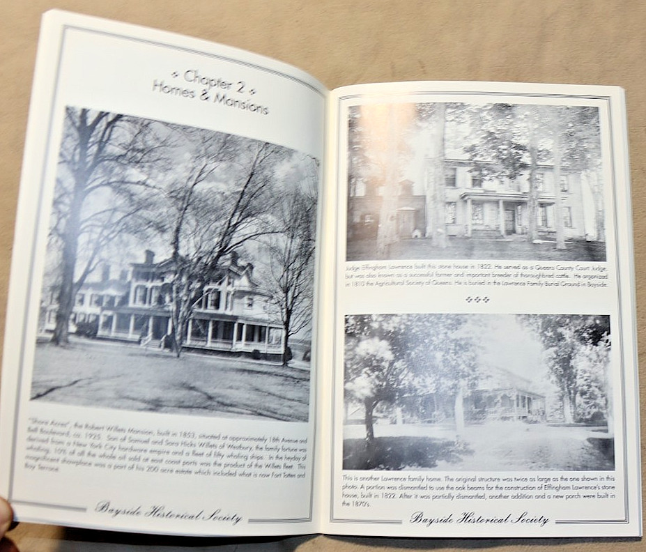 A PICTORIAL HISTORY OF BAYSIDE, Queens 1630’s-2002 72 page Historical Society