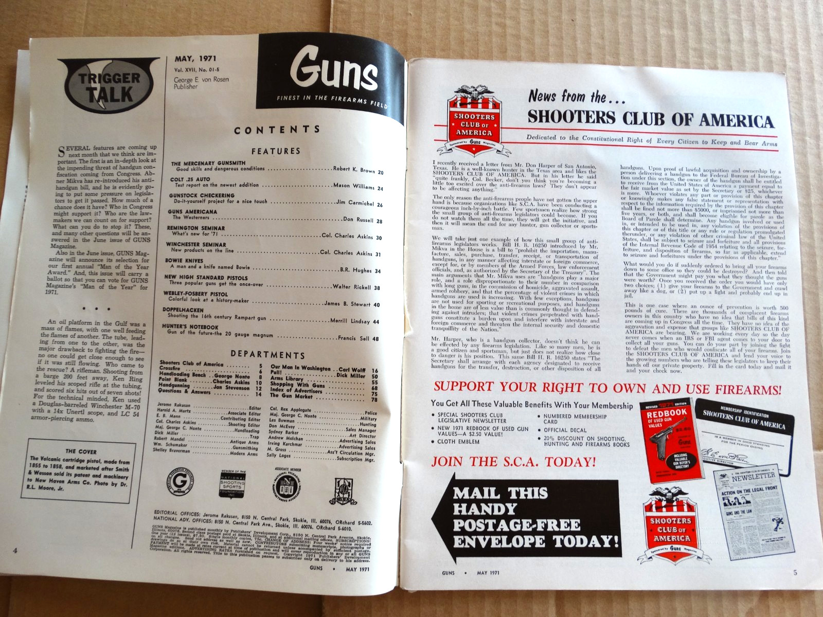 Guns – May 1971 – Colt .25 Automatic