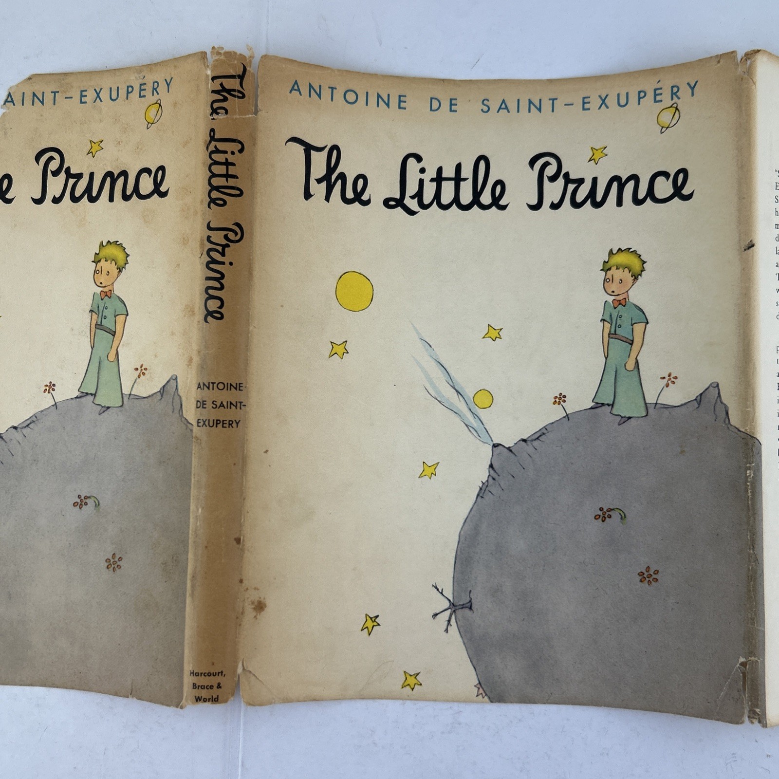 The Little Prince 1943 Antoine de Saint-Exupery 1ST EDITION $3.75 Harcourt Brace