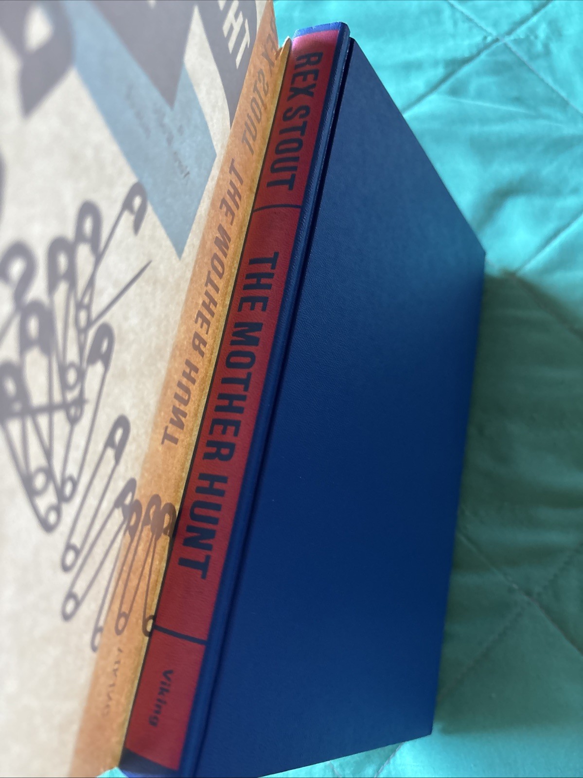 Vintage The Mother Hunt a Nero Wolfe Novel Rex Stout Book Club Edition 1963 HC