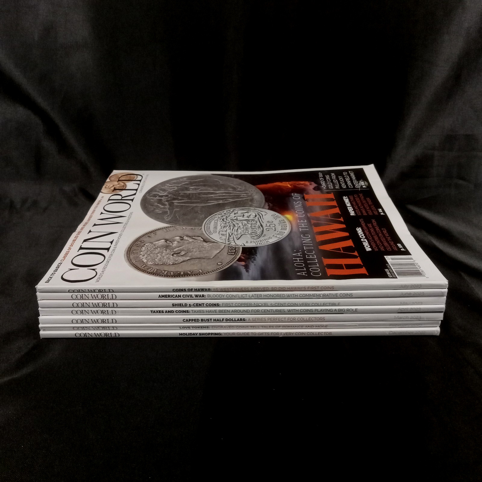 Coin World Magazine Lot 7 Issues 2022-2023 Numismatics Coins Paper Money Collect