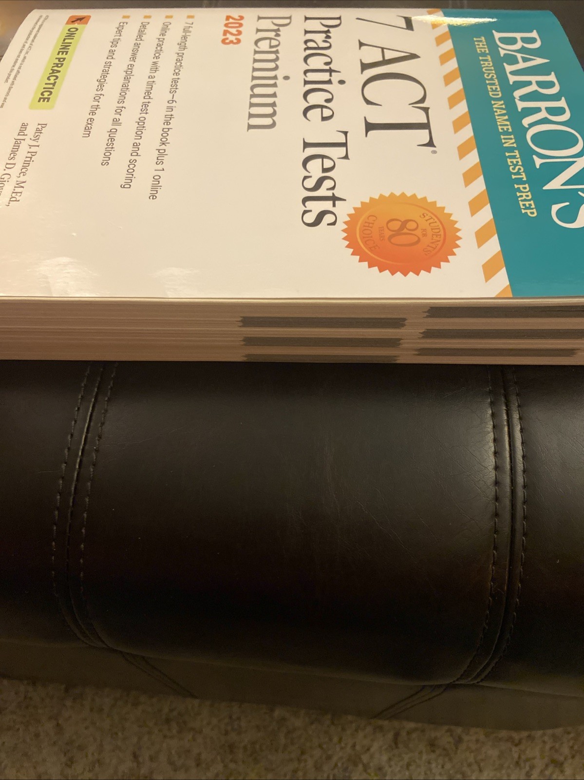 Barron’s Act Prep Ser.: 7 ACT Practice Tests Premium, 2023 + Online Practice
