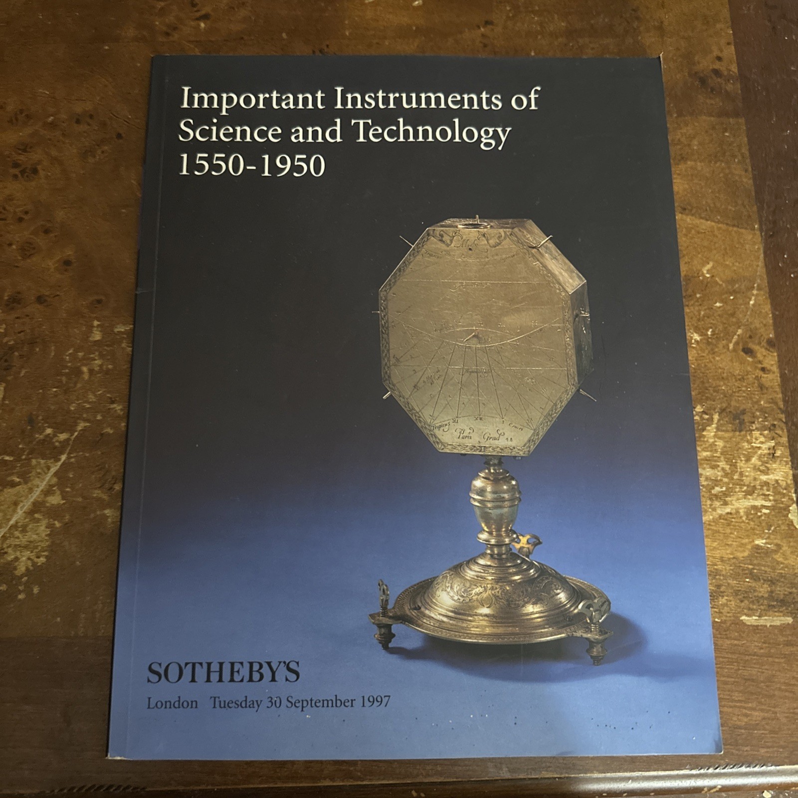 Sotheby’s Important Instruments Of Science & Technology 1550-1950 London 1997 PB