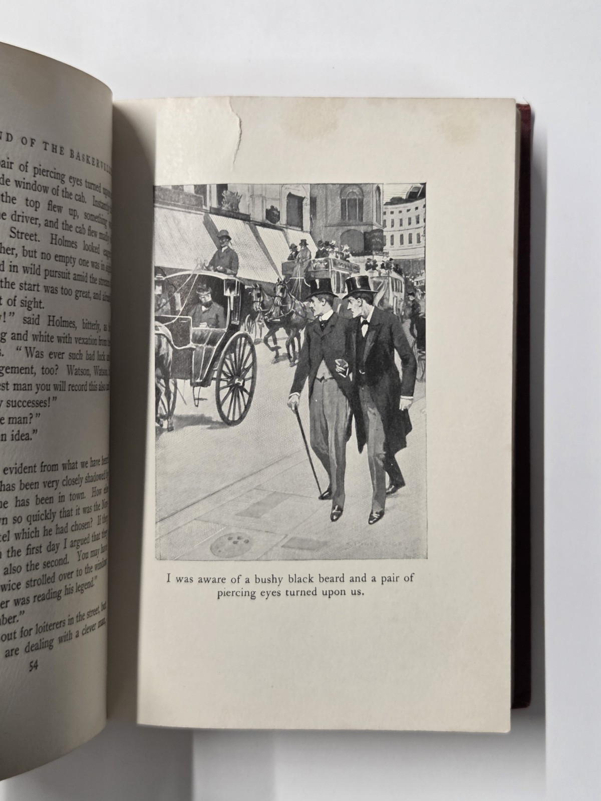 1902 Hound of the Baskervilles Arthur Conan Doyle 4th Imp George Newnes HC