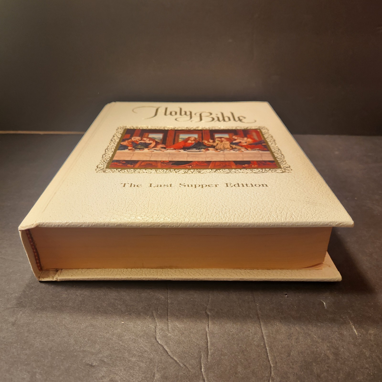 1985 KJV Holy Bible The Last Supper Edition Hardcover King James Version Book