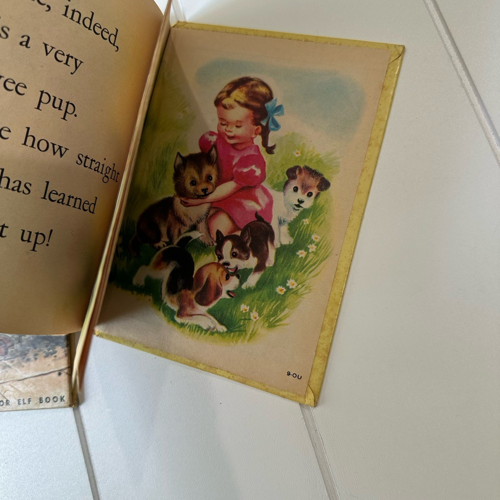 Lot of 5 Vintage Rand McNally Junior Elf Books For children