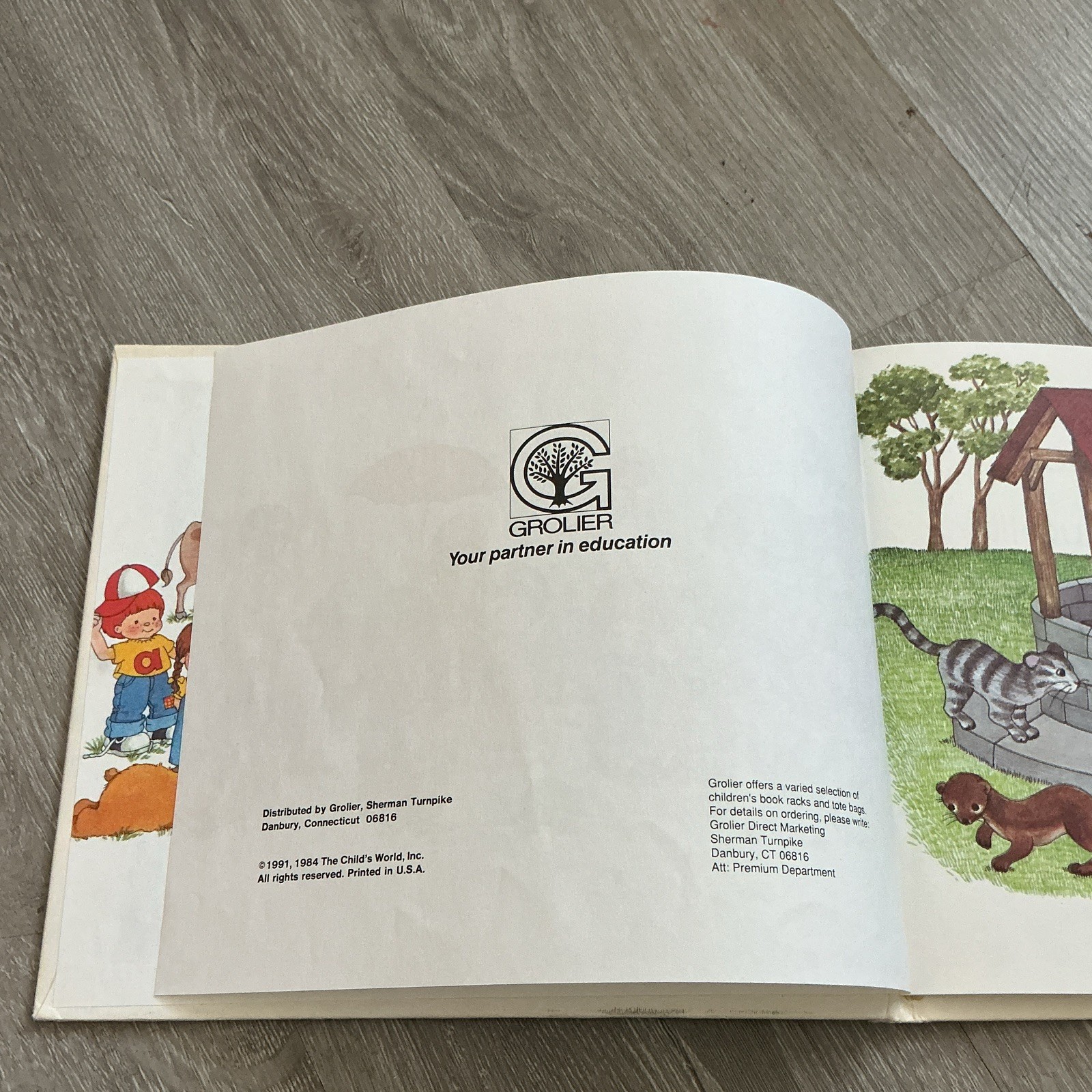 My “w” Book (My First Steps to Reading) Moncure HC Grolier 1991 Illus