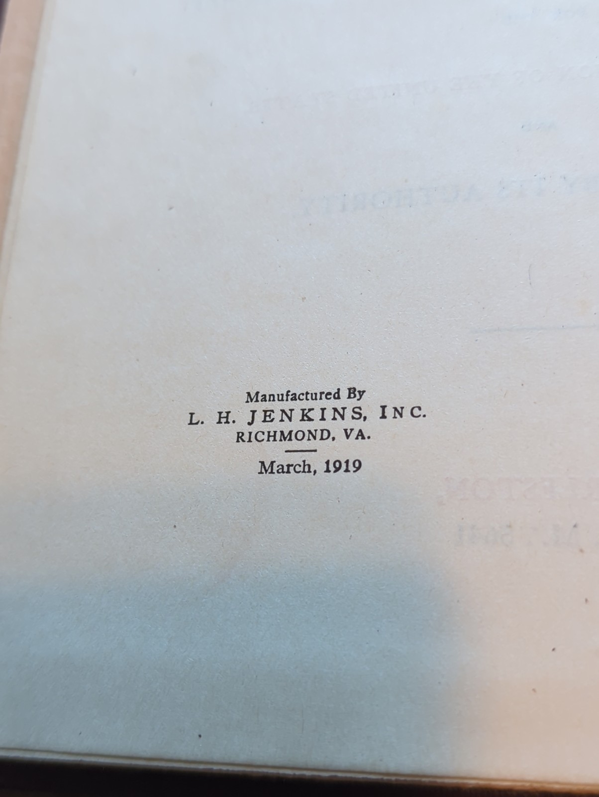 1919 Edition MORALS AND DOGMA By ALBERT PIKE With Purple Cover Very Good Cond.