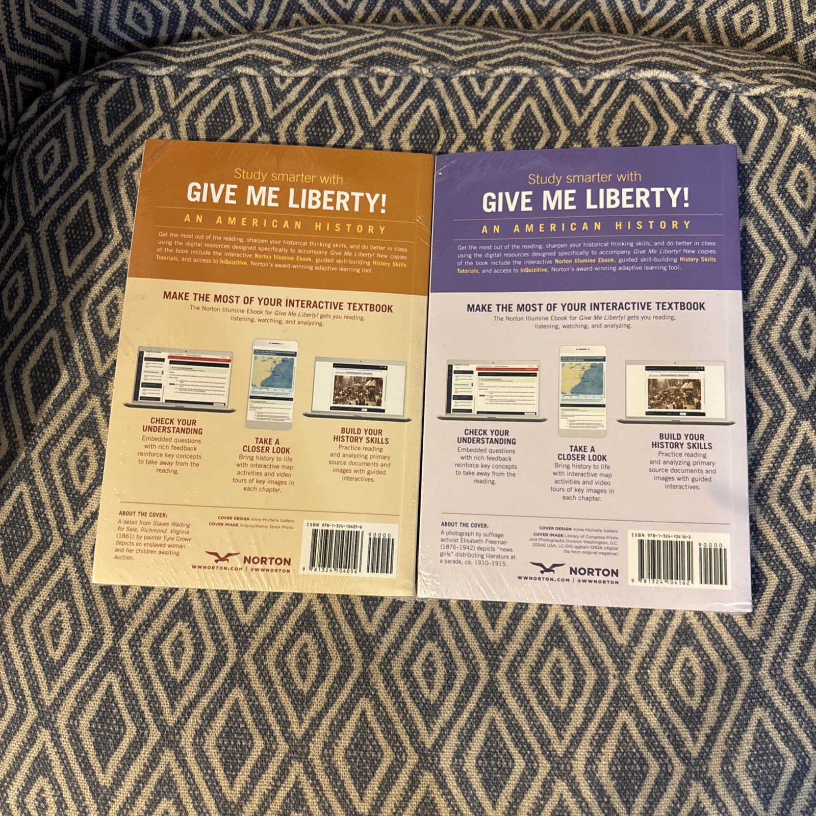 Give Me Liberty : An American History Vol 1 + Vol 2 NEW SEALED