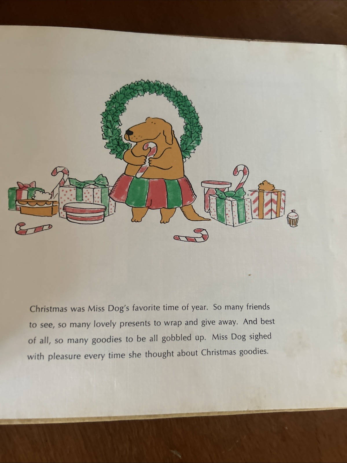 Miss Dog’s Christmas Treat by James Marshall (1973, HC ) Stated 1st Printing