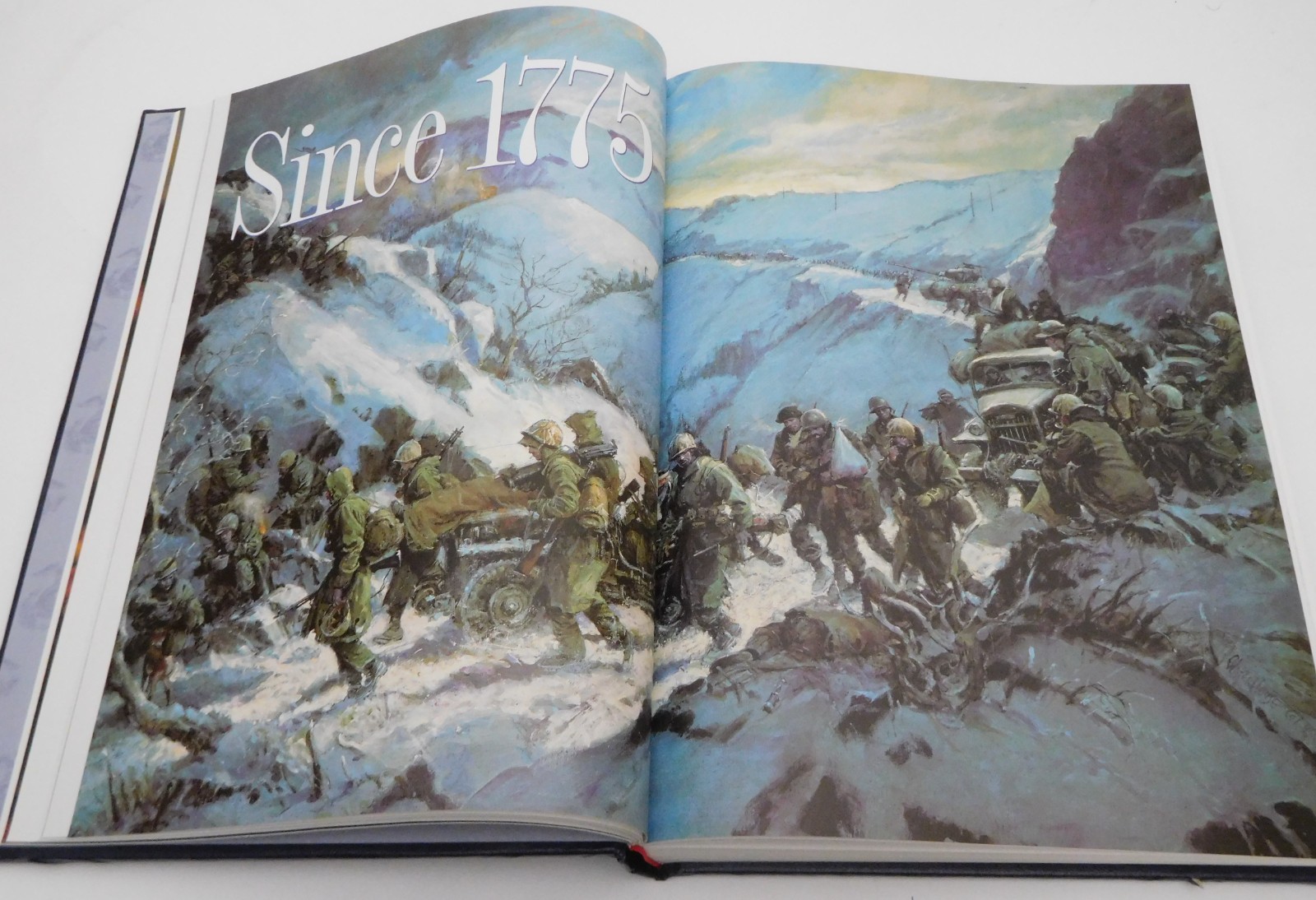 The Marines Hardcover Coffee Table Book USMC History 359 Pages Oversized