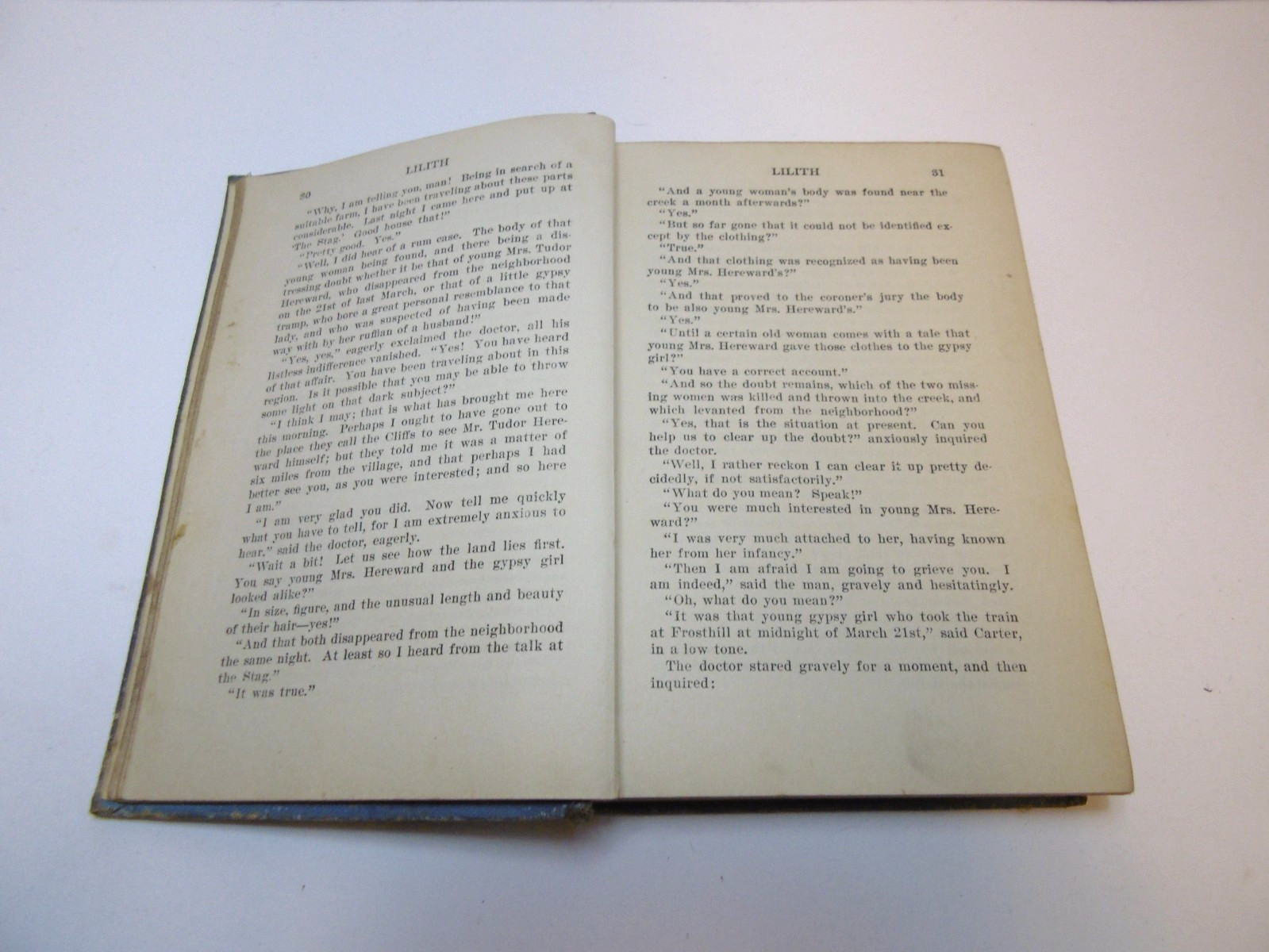 Antique 1909 Lilith By Mrs. E.D.E.N. Southwort A.L. Burt Co.