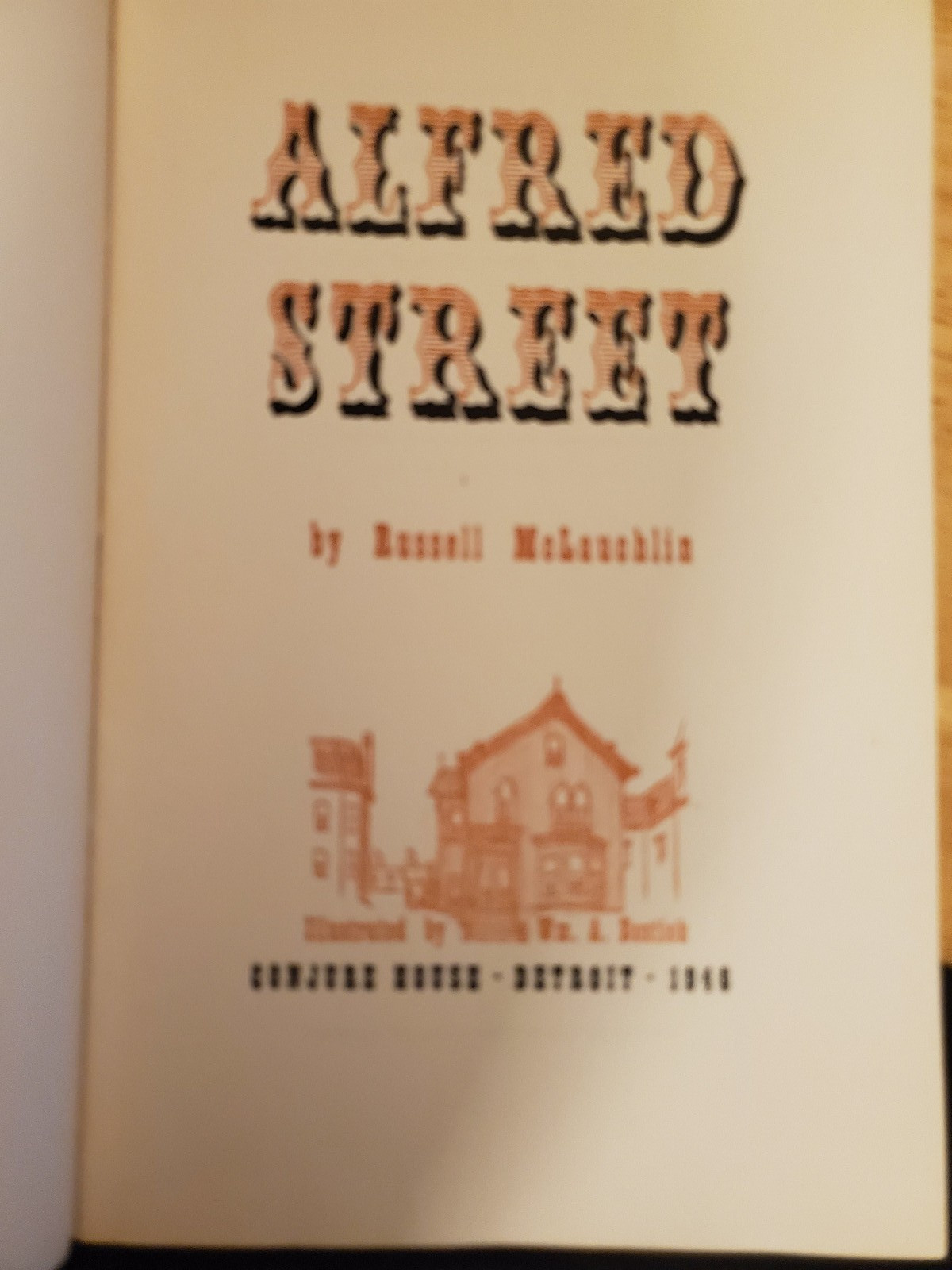 Alfred Street in Slipcase 1946 Hardback VG with 102 pages