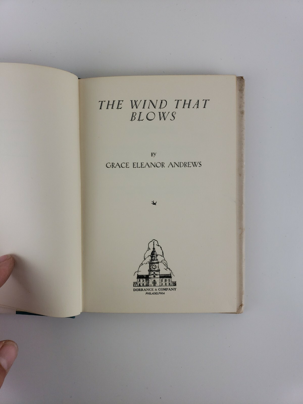 The Wind that Blows by Grace Eleanor Andrews 1953 Hardcover