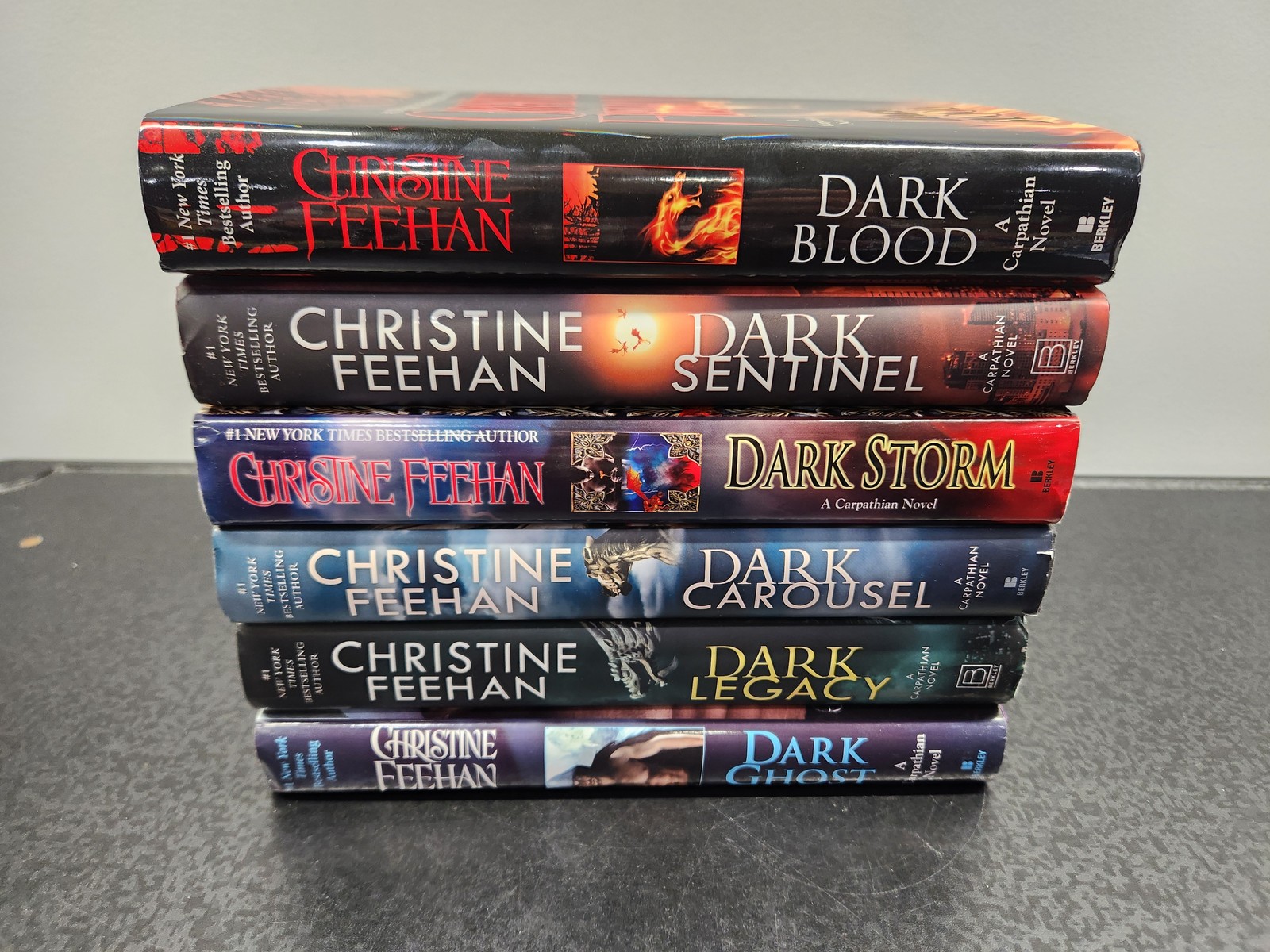 Lot of (6) Christine Feehan Carpathian Books 1st Ed Dark Series Fantasy Romance