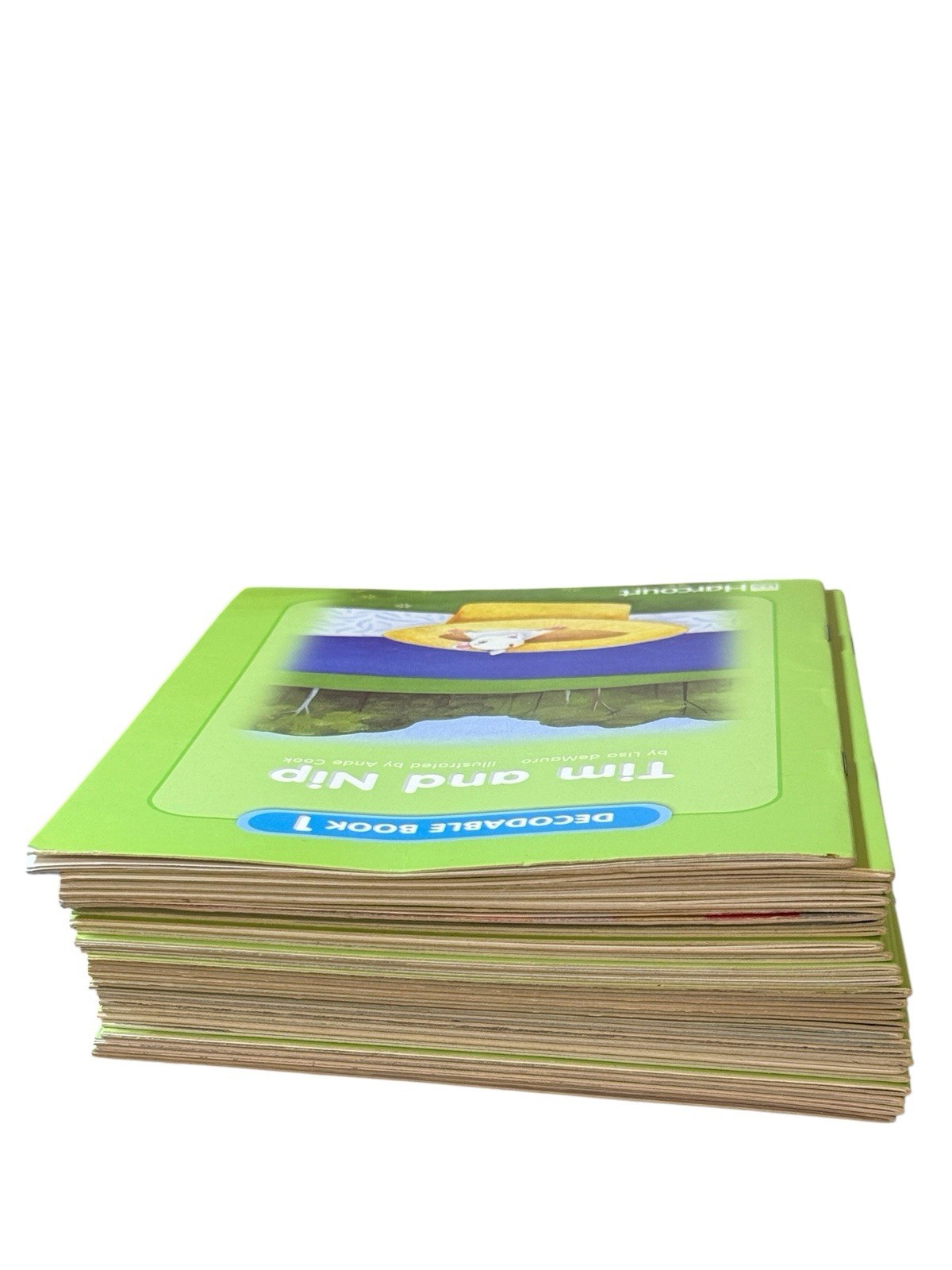 Decodable Books Lot of 25 Harcourt School Publishers Staff Phonics Readers