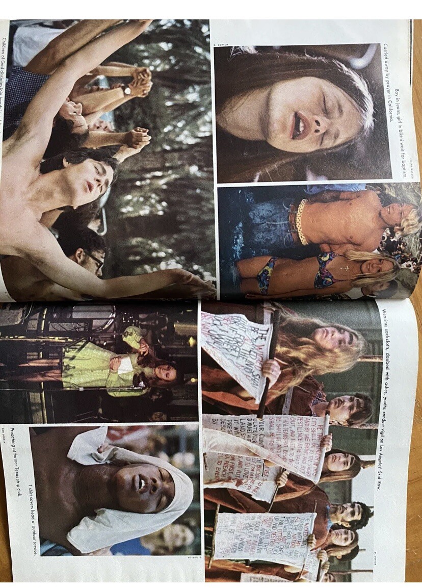 Time Magazine 1971 The Jesus Revolution Lonnie NO LABEL Rare Collectors June 21