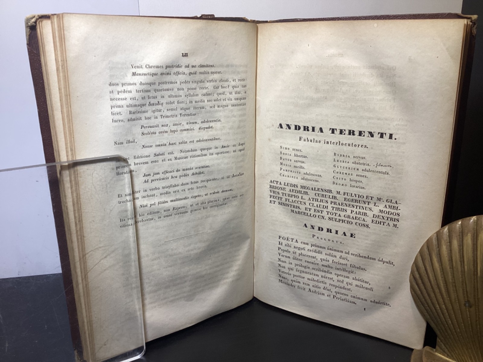 Mid-1800s P. Terentii Afri Comoediae – Richard Bentley Comedies Of Terence