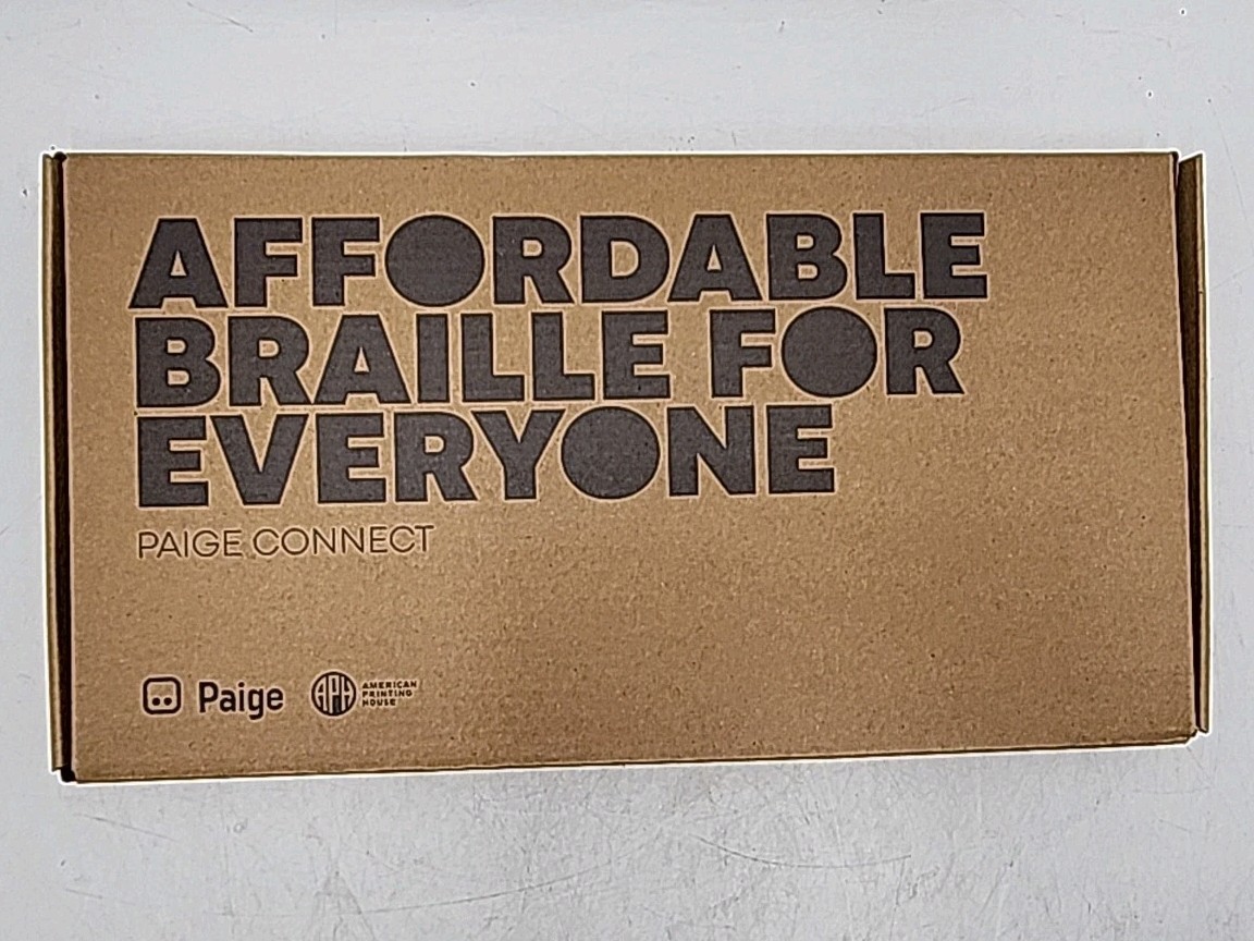 NEW Paige Connect Braille for Everyone From The Kitchen to the Classroom