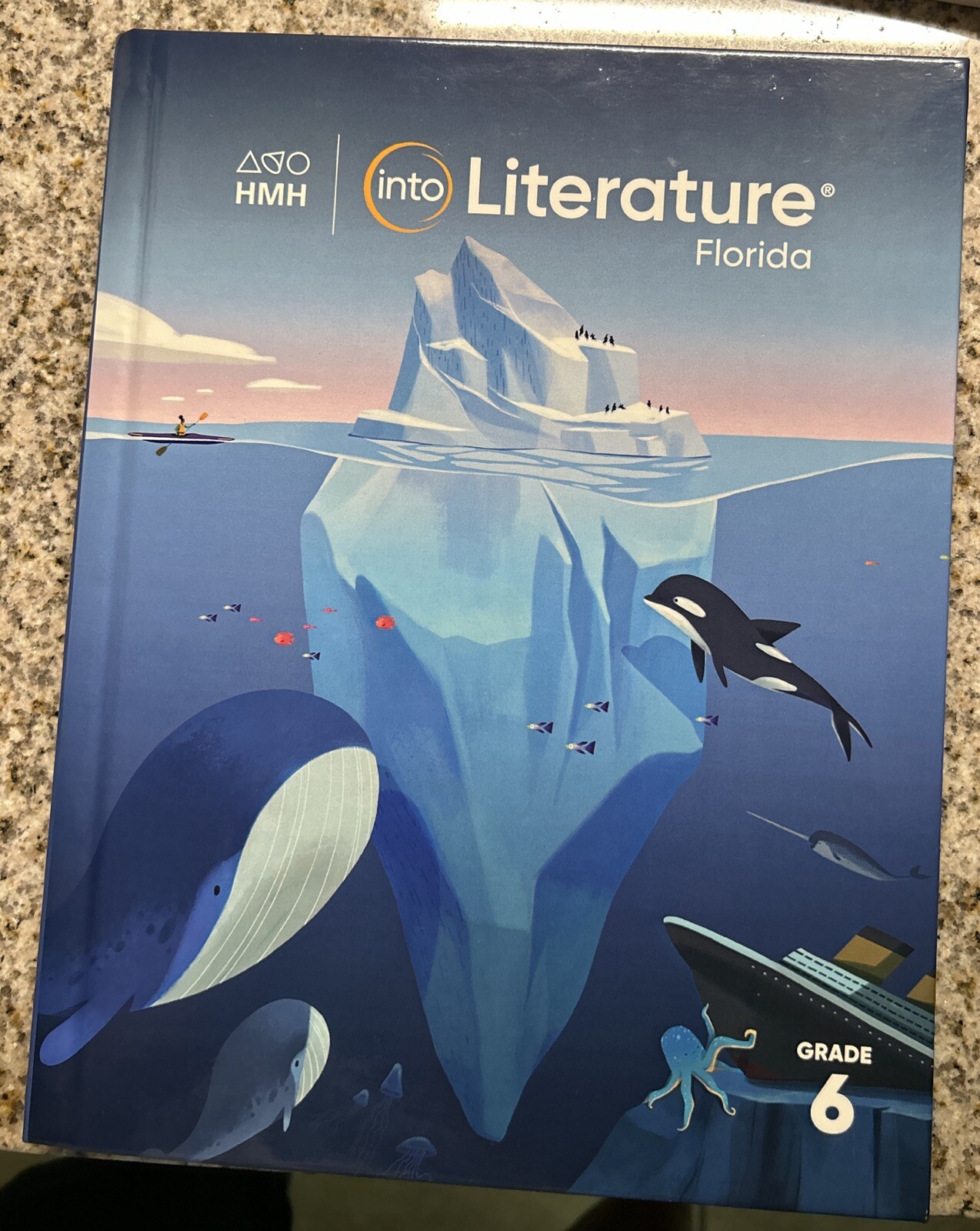HMH Into Literature Grade 6 Florida Edition Hardcover – NEW