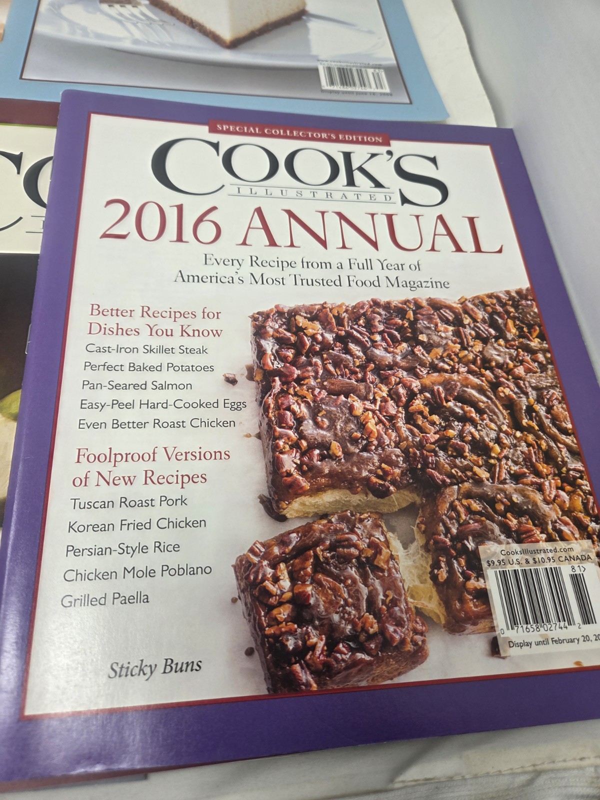 Cook’s Illustrated Magazine Lot of 20 Cooking Recipes -Lot G