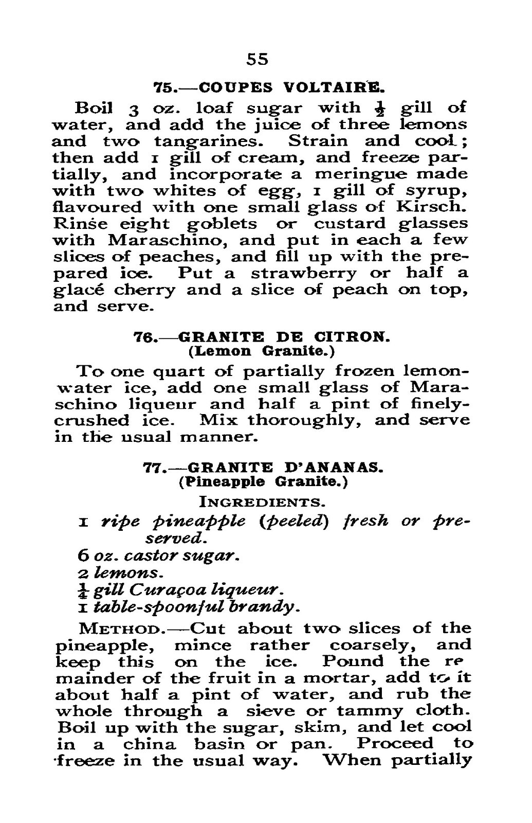 1907 Ices And How To Make Them Vintage Cook Book 106 Pages